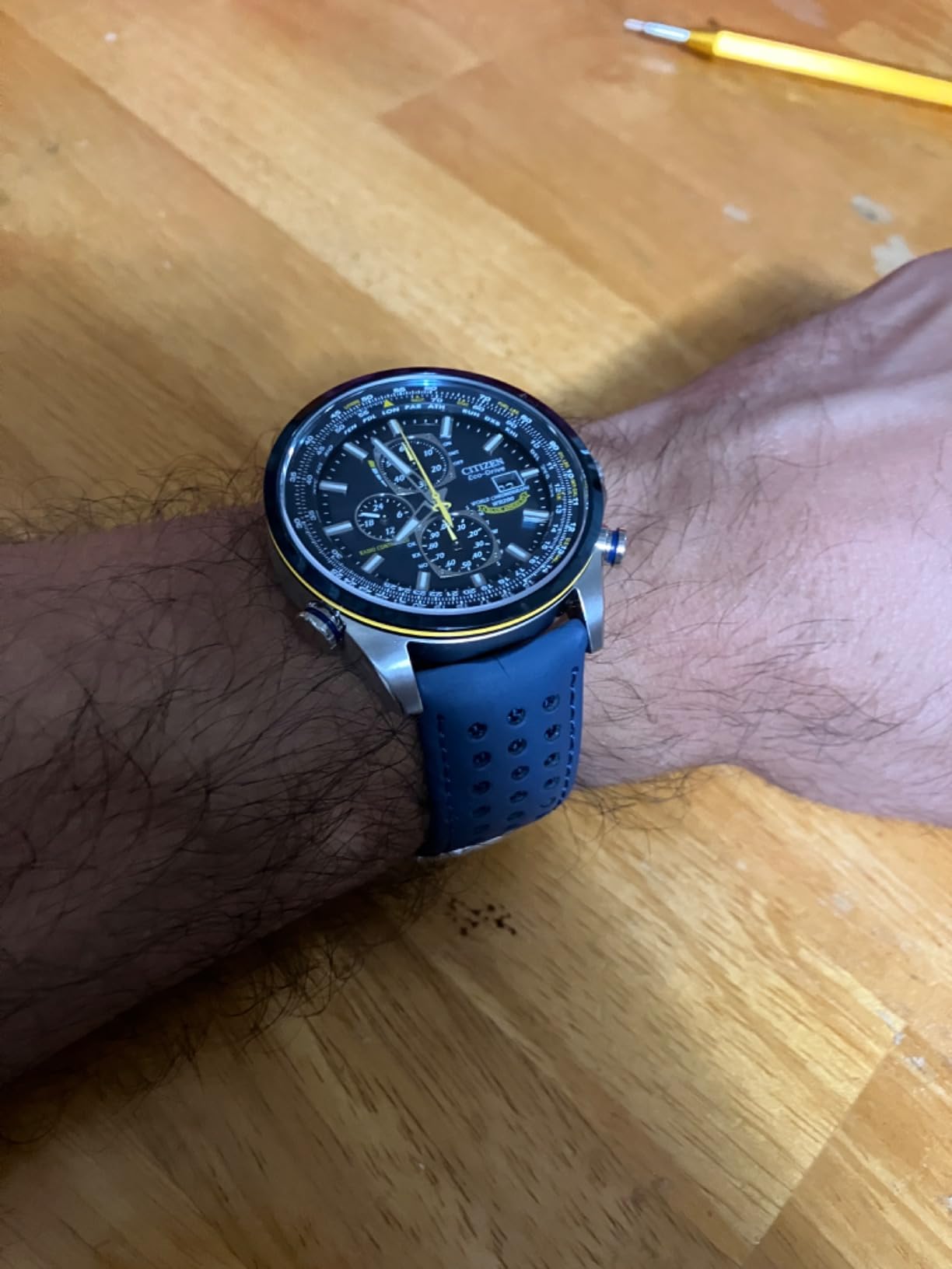 Citizen Men's Eco-Drive Sport Luxury World Chronograph Atomic Time Keeping Watch customer photo 1