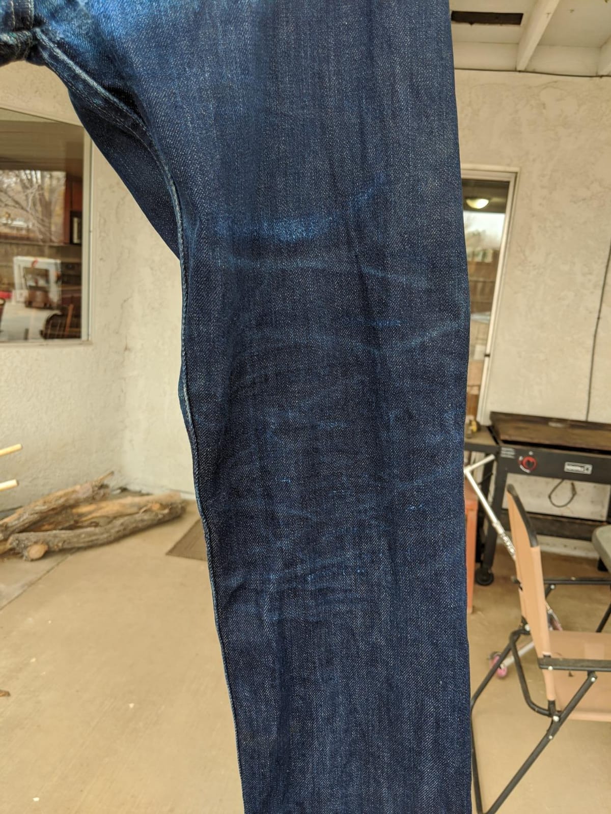 Naked & Famous Denim Men's Weird Guy Midrise Tapered-Leg Jean customer photo 1