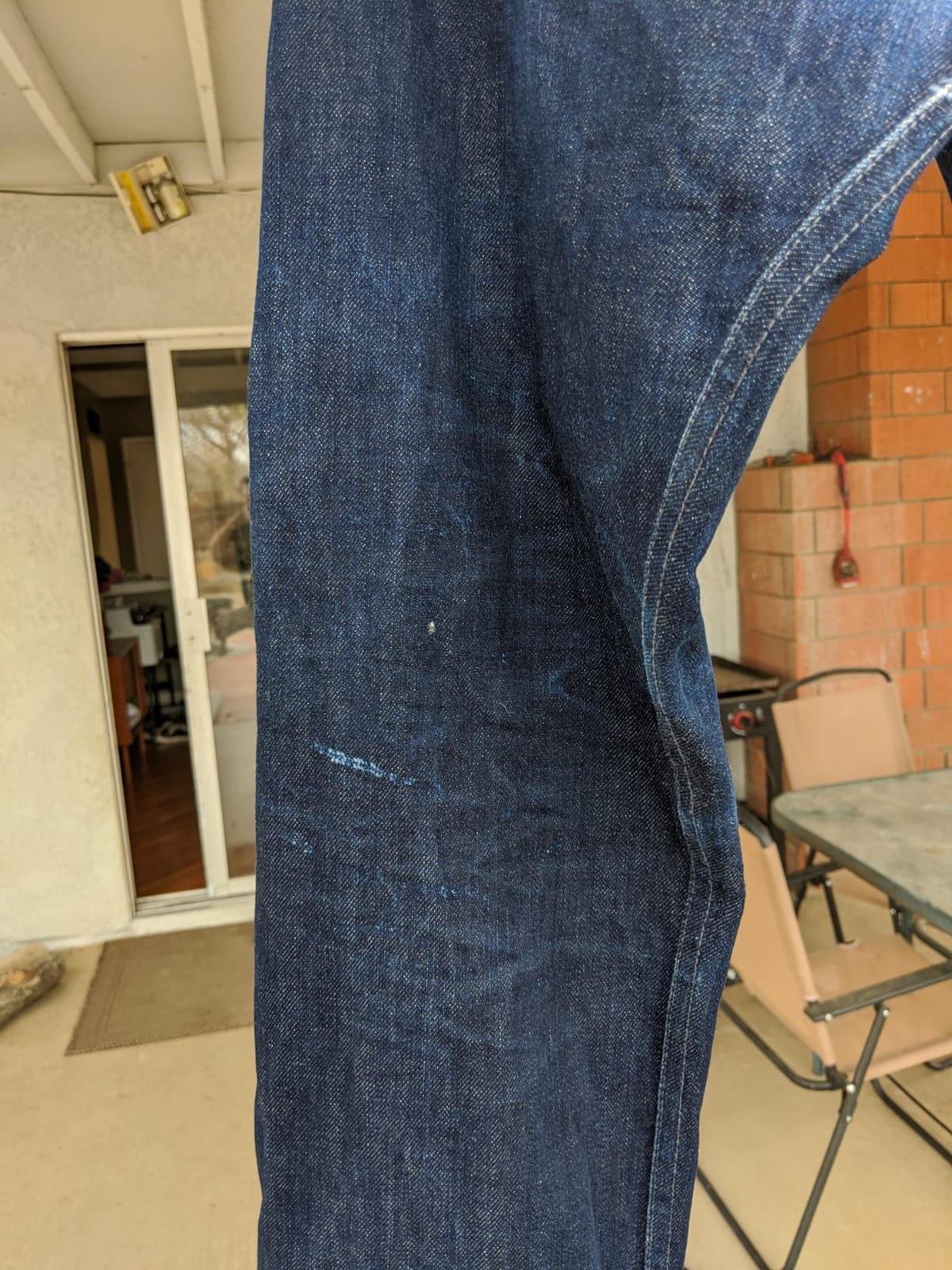Naked & Famous Denim Men's Weird Guy Midrise Tapered-Leg Jean customer photo 2