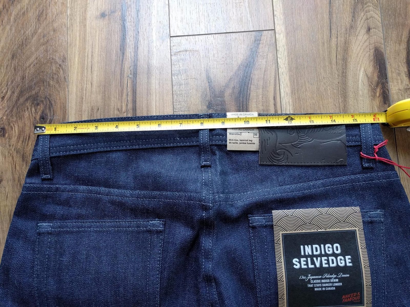 Naked & Famous Denim Men's Weird Guy Midrise Tapered-Leg Jean customer photo 2