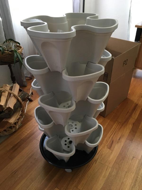 Mr. Stacky 5 Tiered Vertical Gardening Planter, Indoor & Outdoor customer photo 1