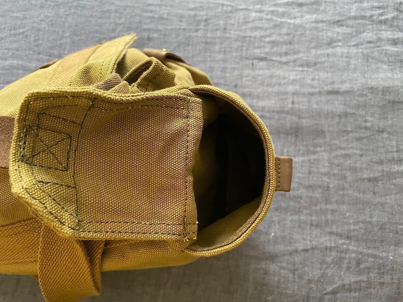 GOOTIUM Canvas Messenger Bag - Small Vintage Shoulder Purse Crossbody Satchel customer photo 2