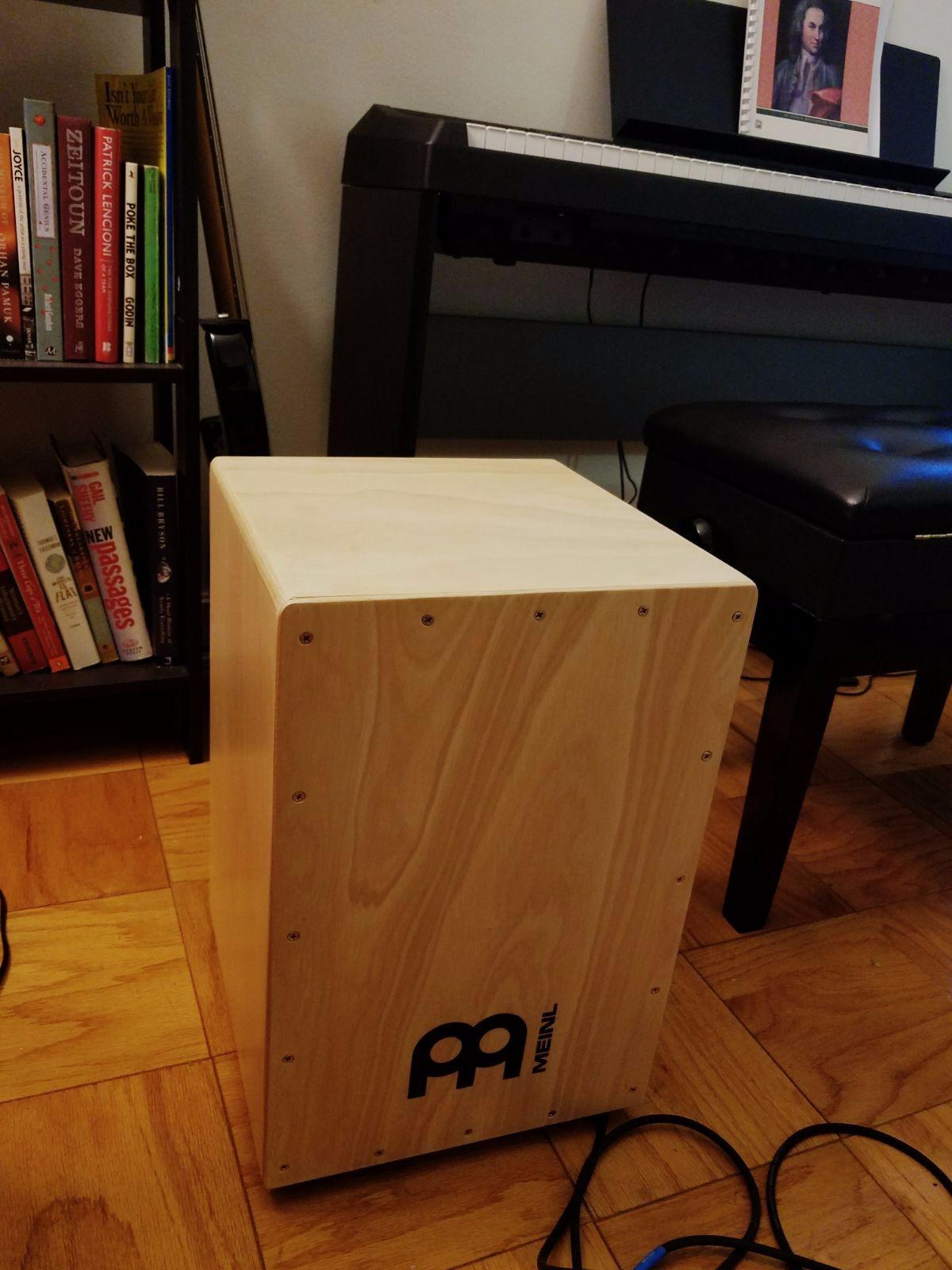 String Cajon Box Drum Instrument with Internal Snare Strings, Adjustable — NOT MADE IN CHINA — Play with Your Hands, 2-YEAR WARRANTY customer photo 2