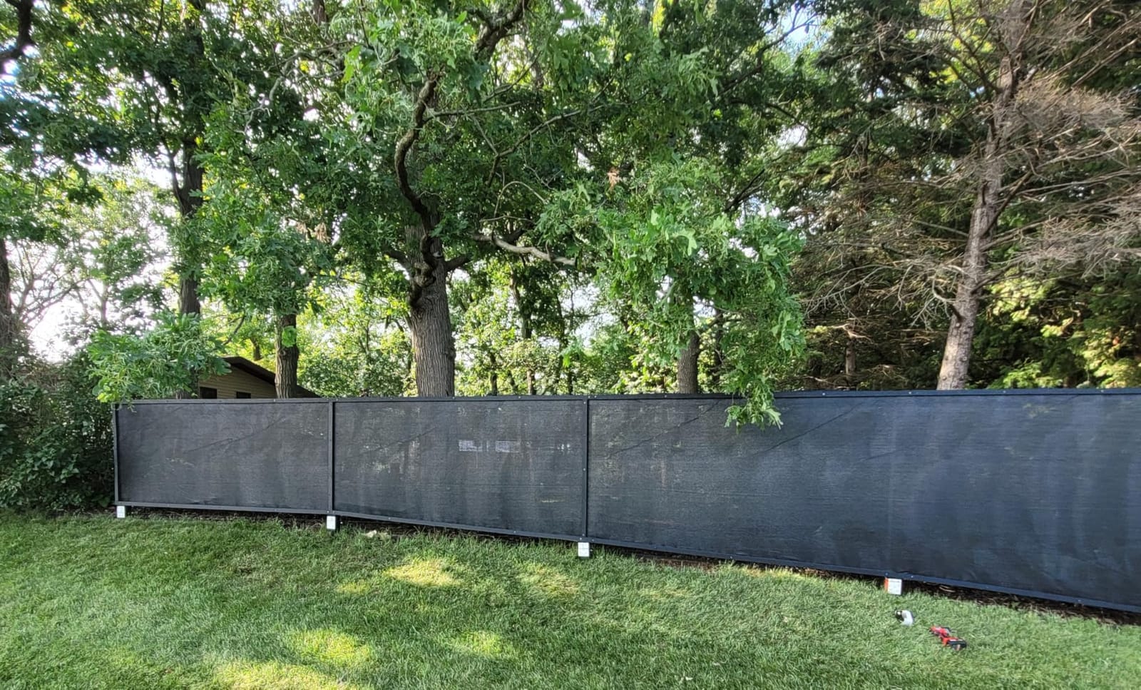 Windscreen4less Privacy Fence Screen 6'x50' Heavy Duty Windscreen Fencing Mesh Fabric Shade Cover for Outdoor Wall Garden Yard Pool Deck, Green customer photo 2