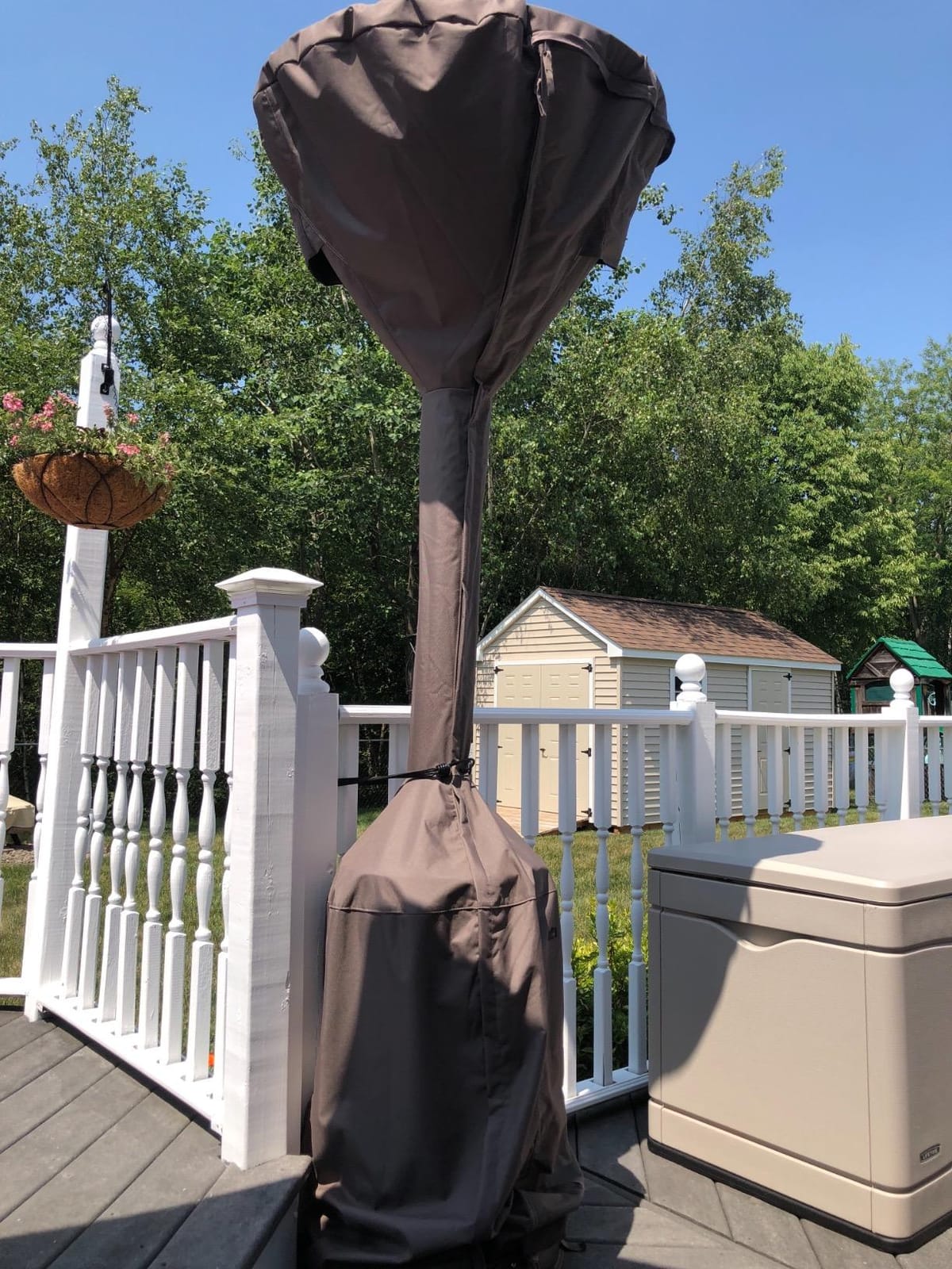 Classic Accessories Ravenna Water-Resistant 34 Inch Stand-Up Patio Heater Cover customer photo 1