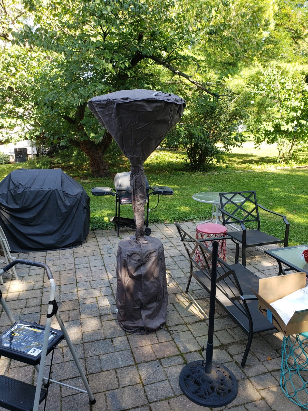 Classic Accessories Ravenna Water-Resistant 34 Inch Stand-Up Patio Heater Cover customer photo 2