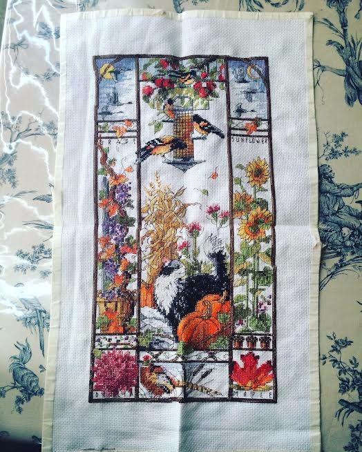 Janlynn Counted Cross Stitch Kit, Row of Teacups, By the yard customer photo 1