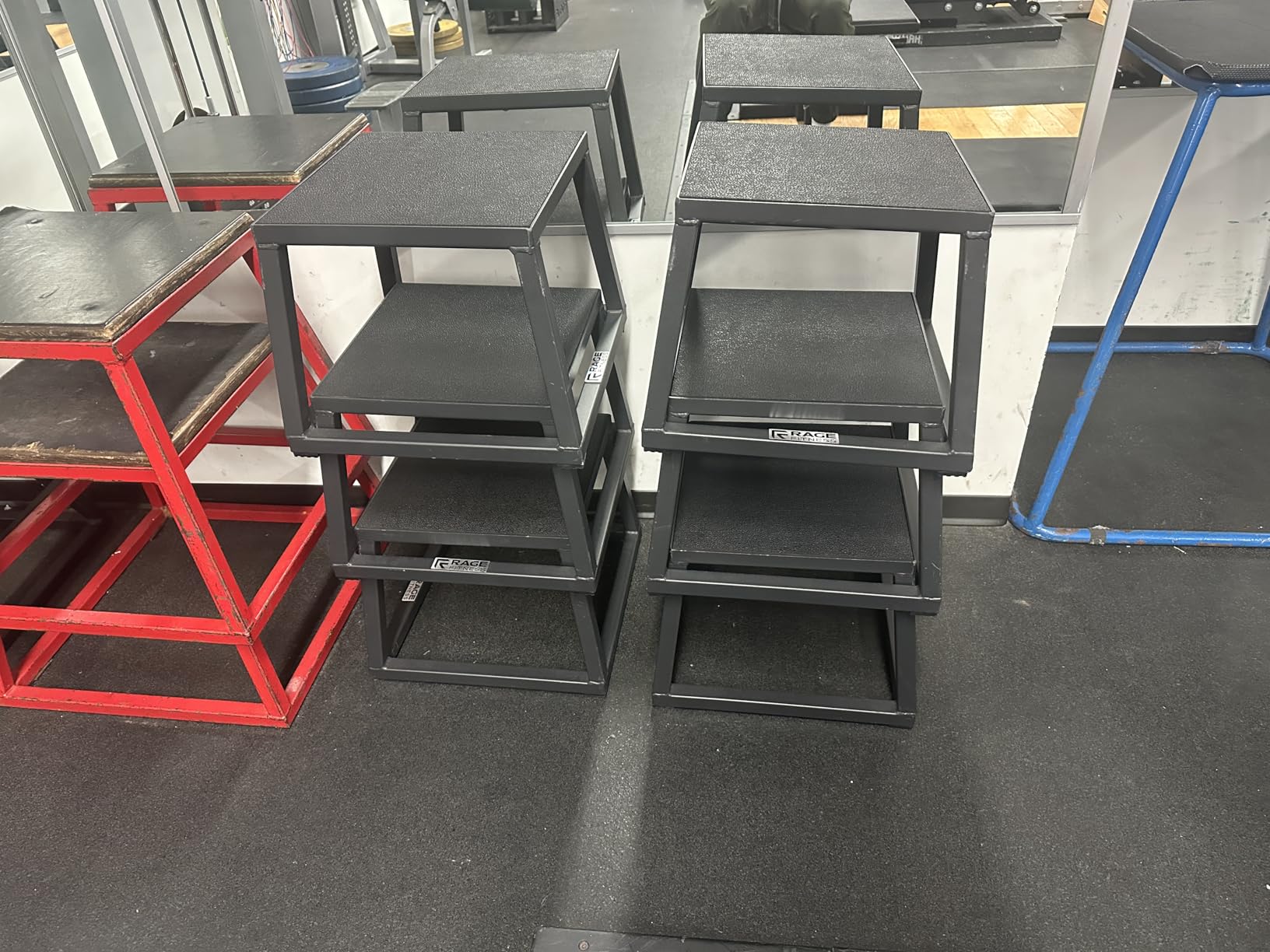 Rage Fitness Steel Plyo Box 12-18-24 Inch High Anti-Slip Pre-Assembled Plyometric Jump Box for Home Gym Conditioning and Strength Training (Sold Individually) Plyometric Platform Step customer photo 2