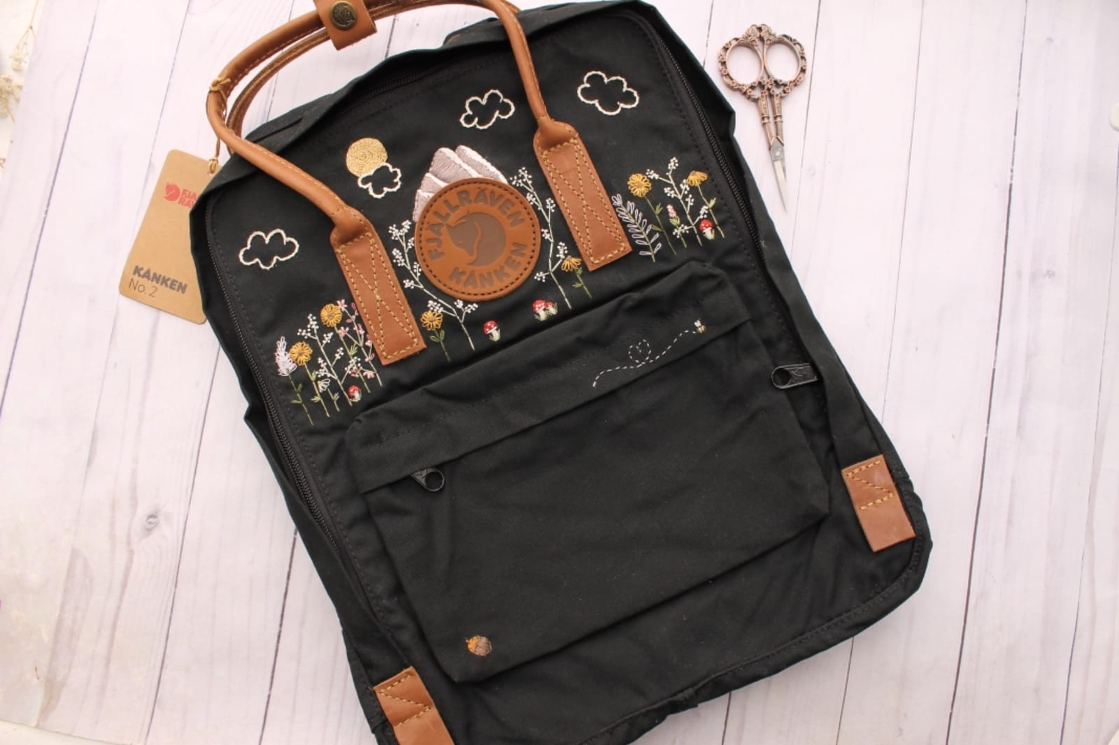 Fjallraven Kanken No. 2 Backpack, Black customer photo 1