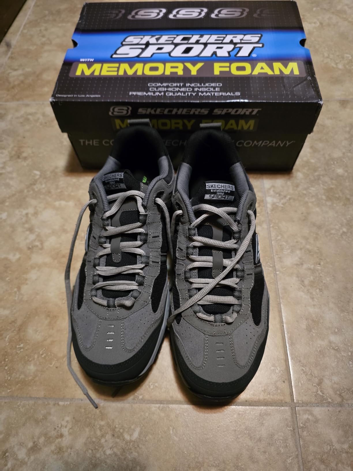 Skechers Men's Vigor 2.0 Trait Memory Foam Sneaker | Casual Shoes customer photo 2