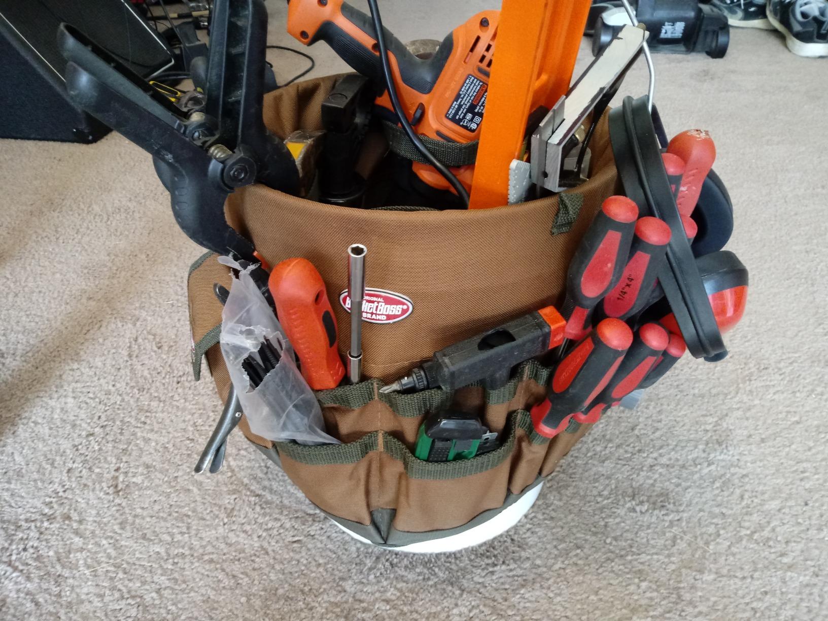 Bucket Boss The Bucketeer Bucket Tool Organizer in Brown, 10030 customer photo 2