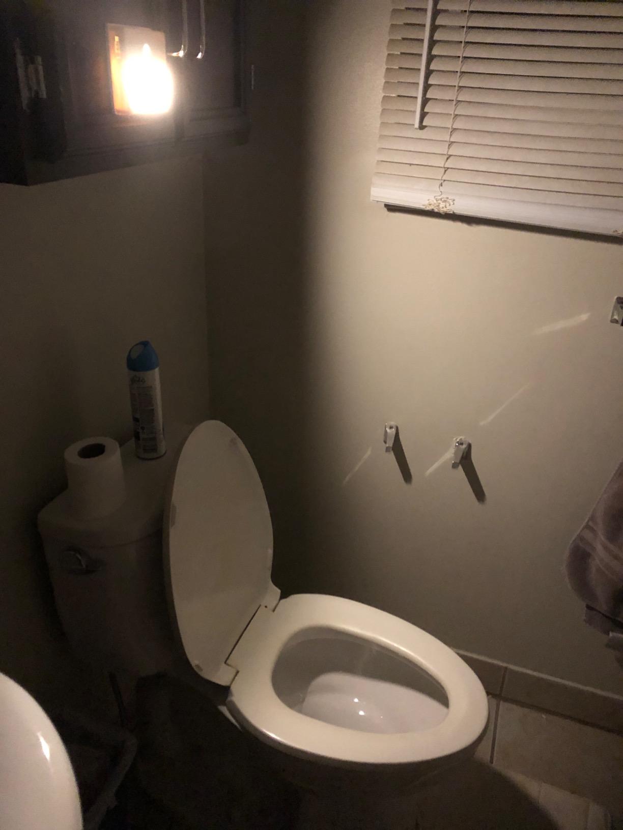 TOTO® Entrada™ Two-Piece Elongated 1.28 GPF Universal Height Toilet, Cotton White - CST244EF#01 customer photo 1