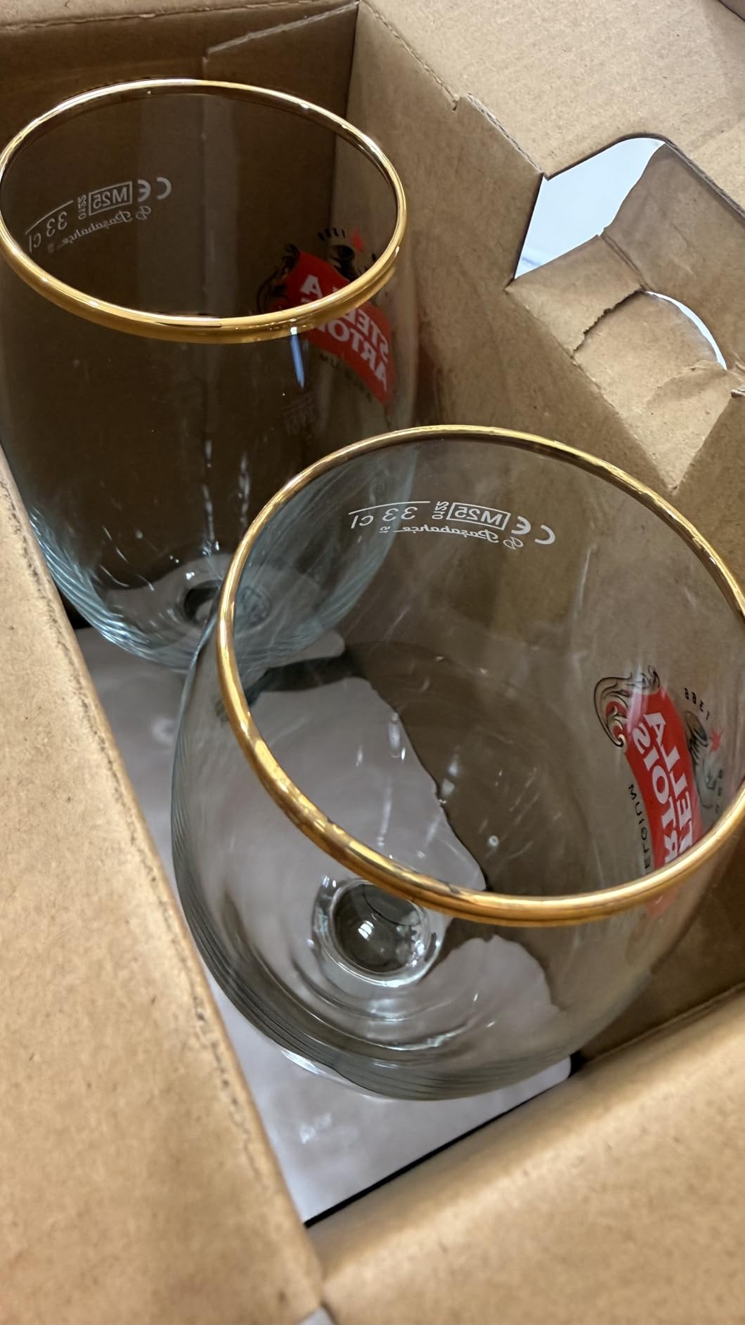 Stella Artois Chalice - 2-Pack Gift Set - Official Product - 33 Cl / 11.2 Oz. Capacity Beer Glasses customer photo 1