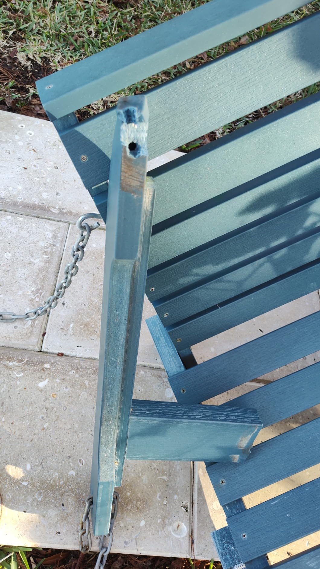 highwood Weatherly Porch Swing, 4 Feet, Weathered Acorn customer photo 2