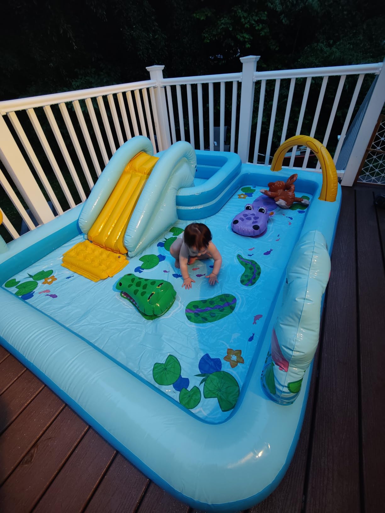 INTEX Dinoland Inflatable Swim Center & Kiddie Pool for Outdoor Play customer photo 2