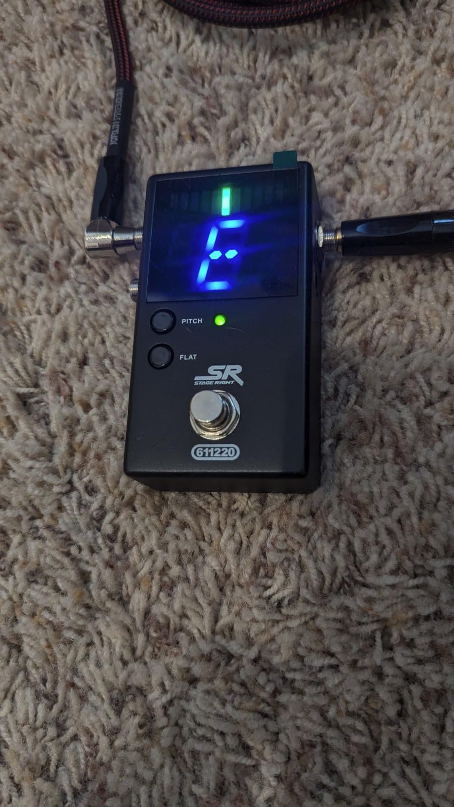 Monoprice Chromatic Pedal Tuner - Black, Normal & True-Bypass Outputs, Easy to Tune Your Bass & Guitars - Stage Right Series customer photo 2