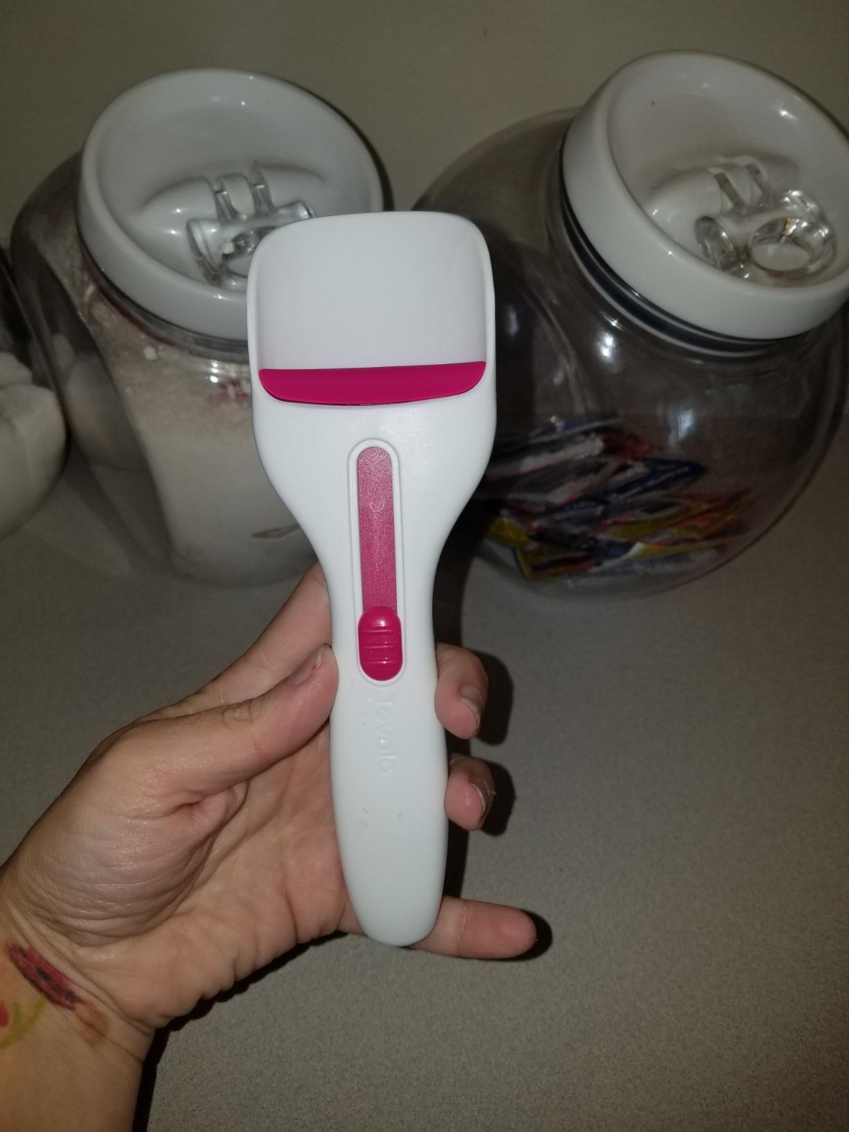 Tovolo Cupcake Scoop Batter Dispenser for Cupcakes Muffins Pancakes and Cookie Dough, Easy to Clean Batter Scoop Slide Dispenses Quicker for Even Size Baked Goods Kitchen Gadget, Fuchsia customer photo 2