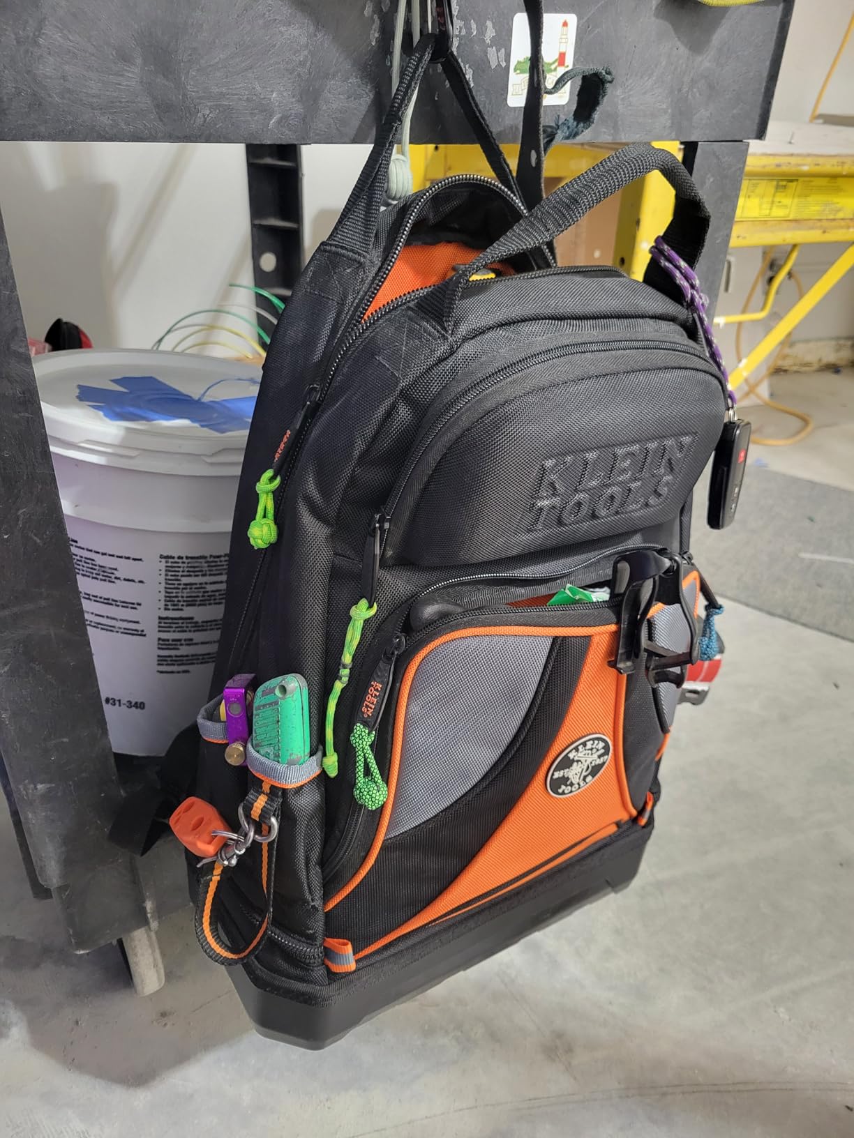 Klein Tools 55421BP-14 Tool Backpack, Heavy Duty Tradesman Pro Tool Bag Organizer with 39 Pockets, Molded Bottom customer photo 2