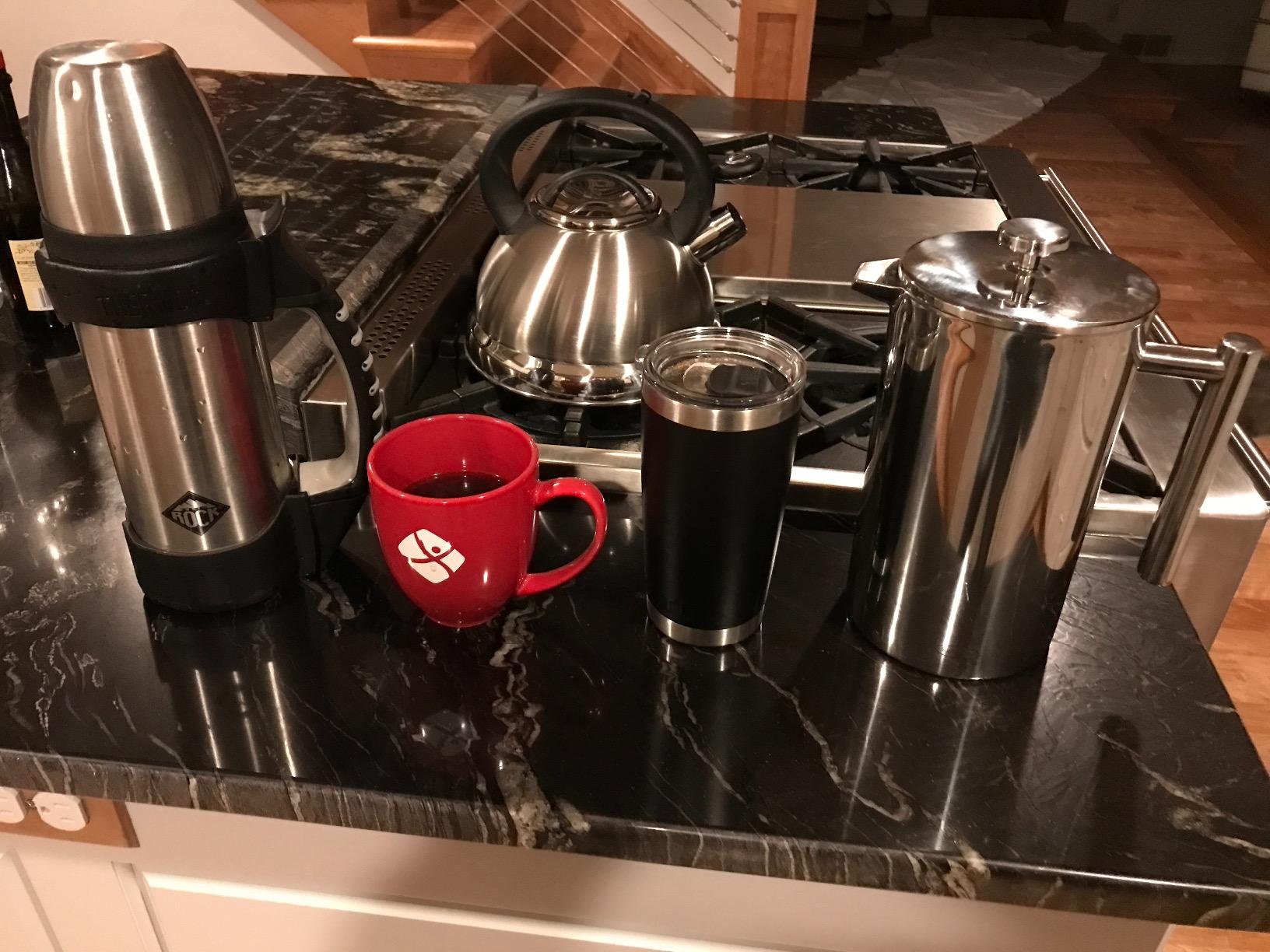 SterlingPro Non-Toxic Insulated Stainless Steel French Press Coffee Maker 34oz – Insulated Metal Double Wall Coffee Maker | Plastic Free | Cool-Touch | Mirror Finish | Makes up to 8 Cups / 4 Mugs customer photo 2