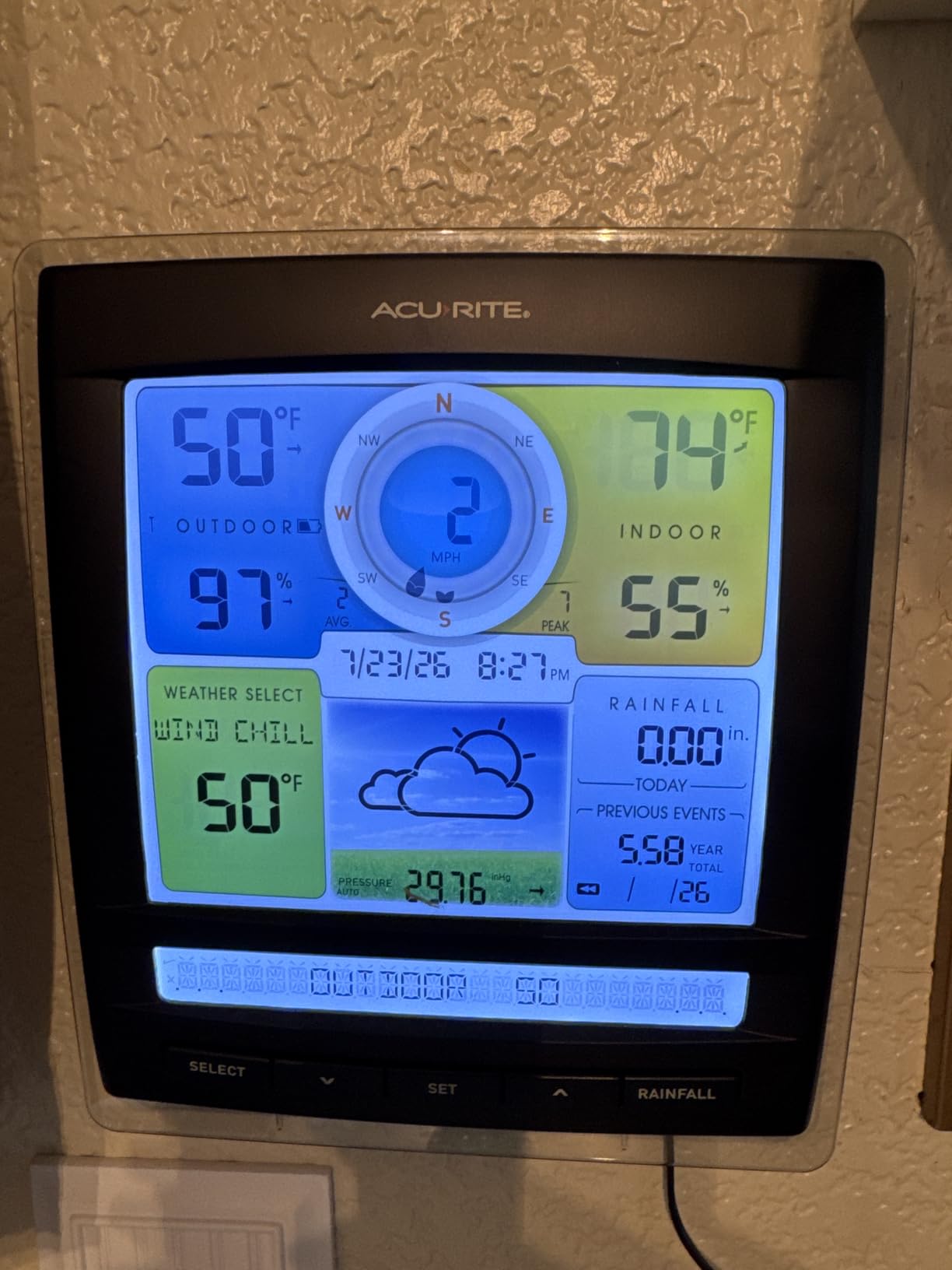 AcuRite Iris (01512MCB) Indoor/Outdoor Wireless Weather Station, Color Screen customer photo 2
