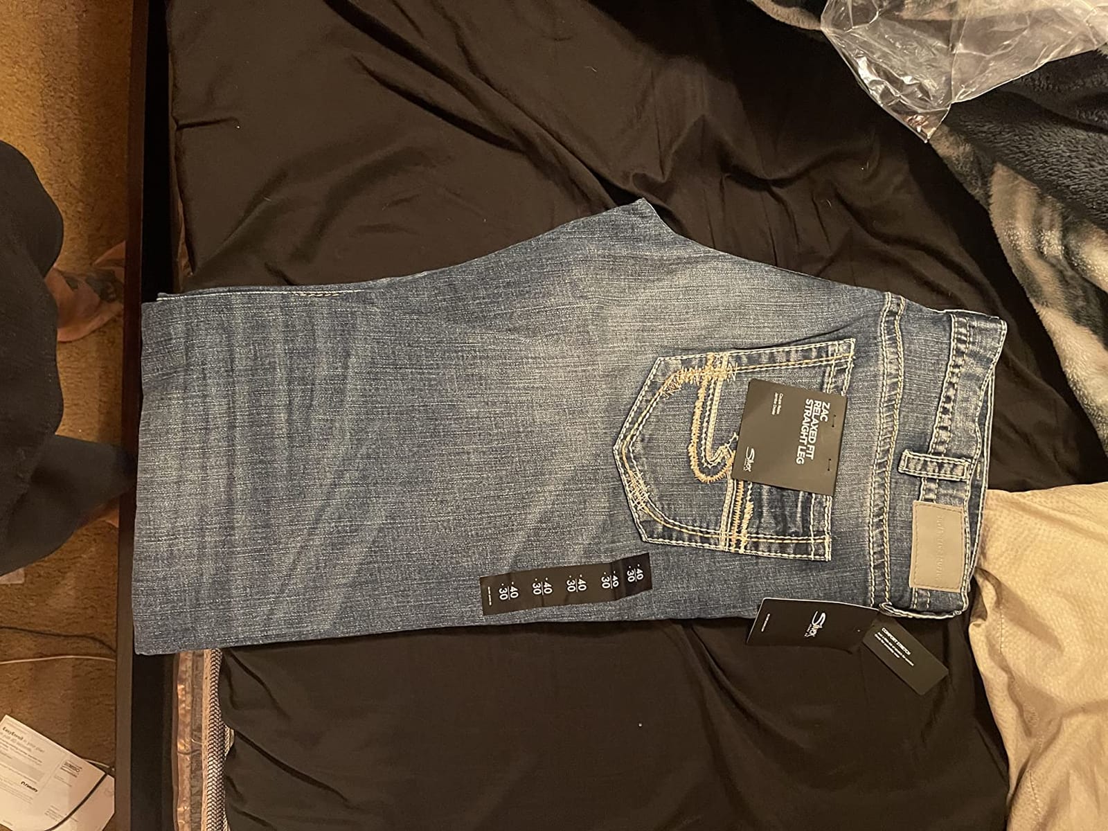 Silver Jeans Co. Men's Zac Relaxed Fit Straight Leg Jean - Legacy customer photo 2
