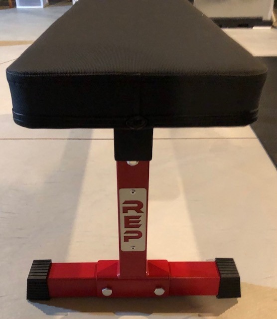 REP Fitness Flat Weight Bench, Heavy Duty Workout Bench For Home Gym, Folding Fitness Equipment For Strength Training, Adjustable Utility Platform For Dumbbells, Barbell, Lifting And Core Exercises customer photo 1