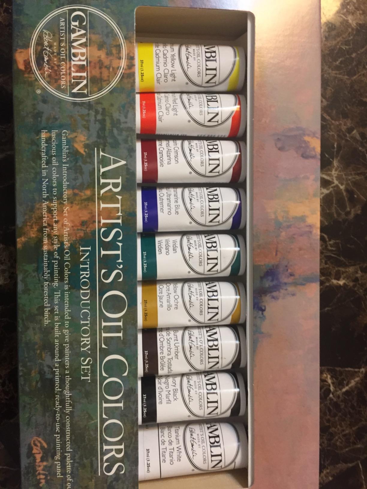 Gamblin Artist Oil Colors Introductory Set,Multi,37 ml customer photo 1