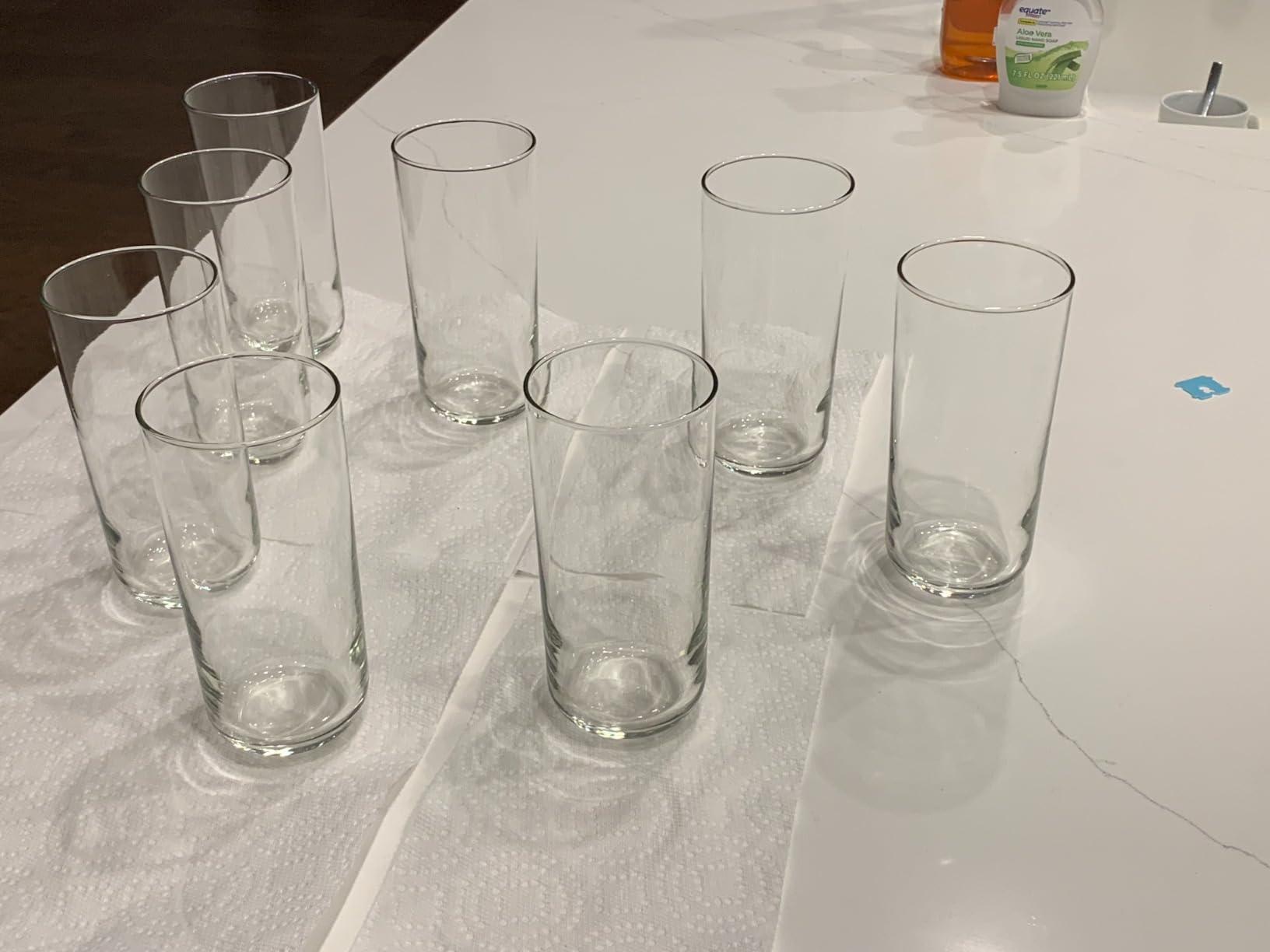 Libbey Heavy Base Drinking Glasses Set of 8, Clear Water Cups customer photo 2