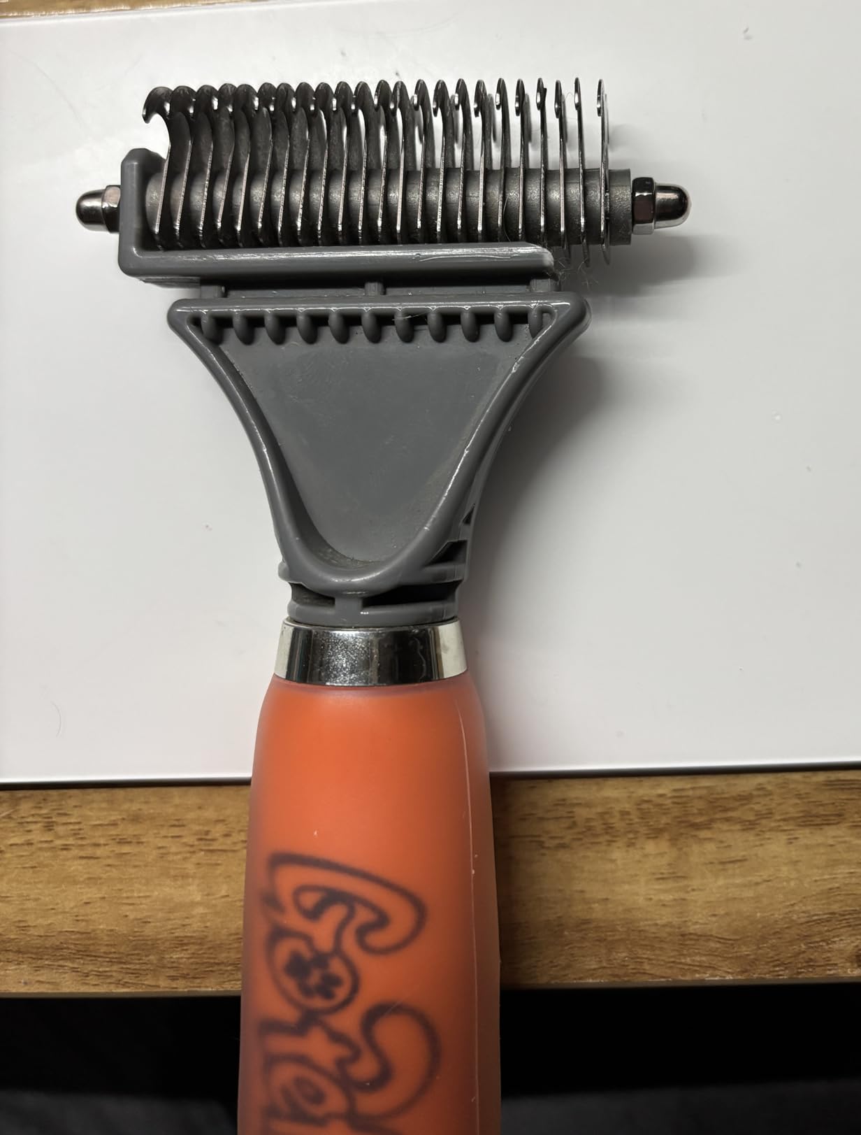GoPets 2-in-1 Deshedding & Dematting Comb & Grooming Brush for Dogs & Cats customer photo 2