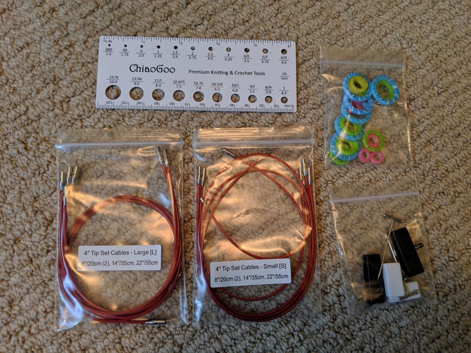 ChiaoGoo Twist SS Complete Set, 4-inch (10 cm) customer photo 2