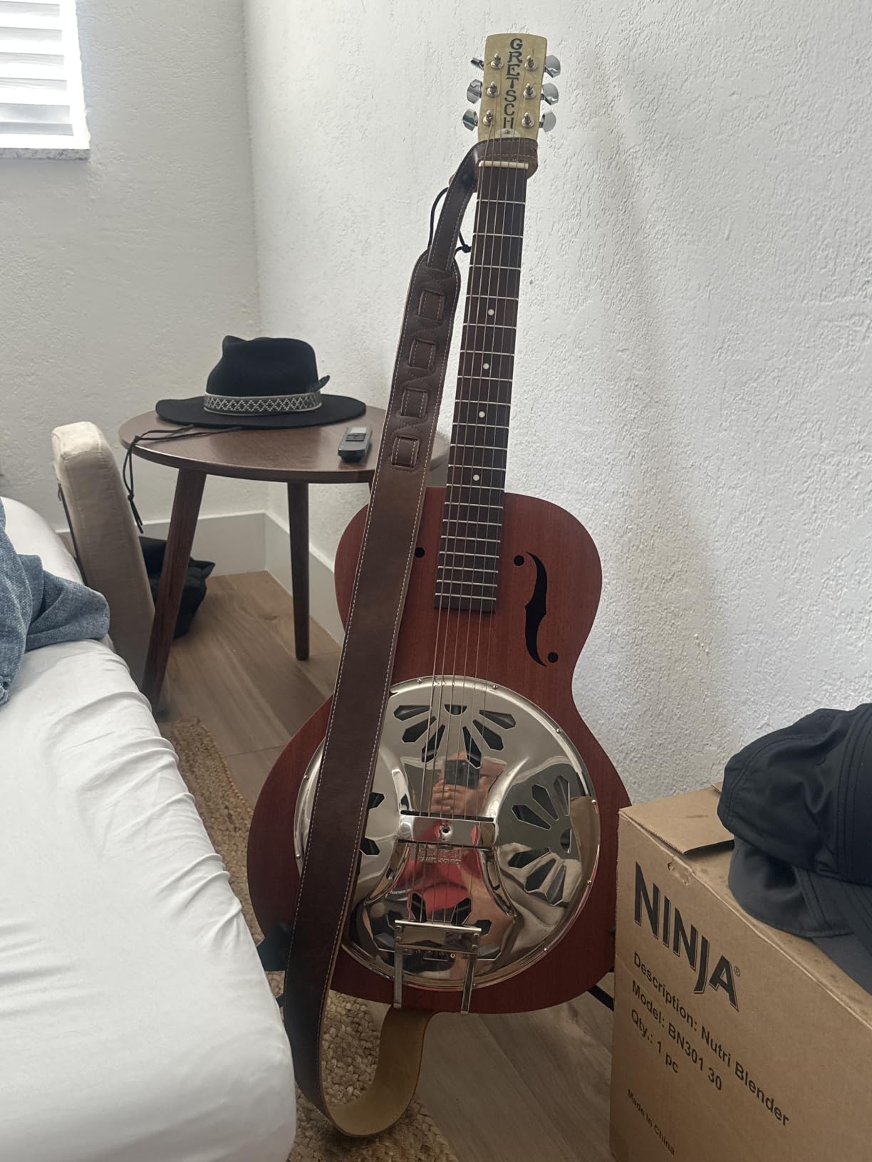 Perri’s Leathers LTD. Wide Deluxe Italian Leather Adjustable Guitar-Straps customer photo 1