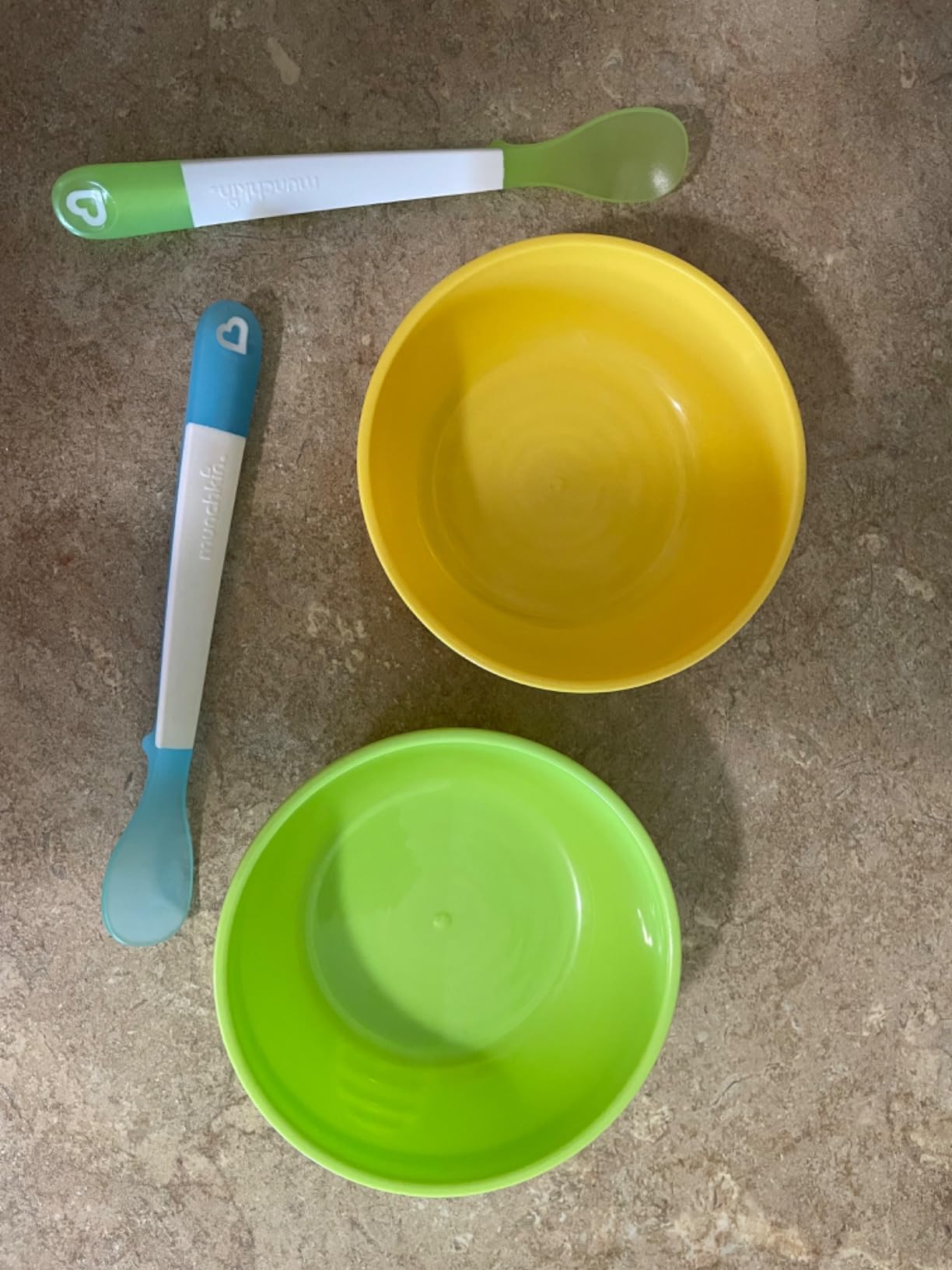 Munchkin® Love-a-Bowls™ 10 Piece Baby Feeding Set, Includes Bowls with Lids and Spoons, Multicolor customer photo 2