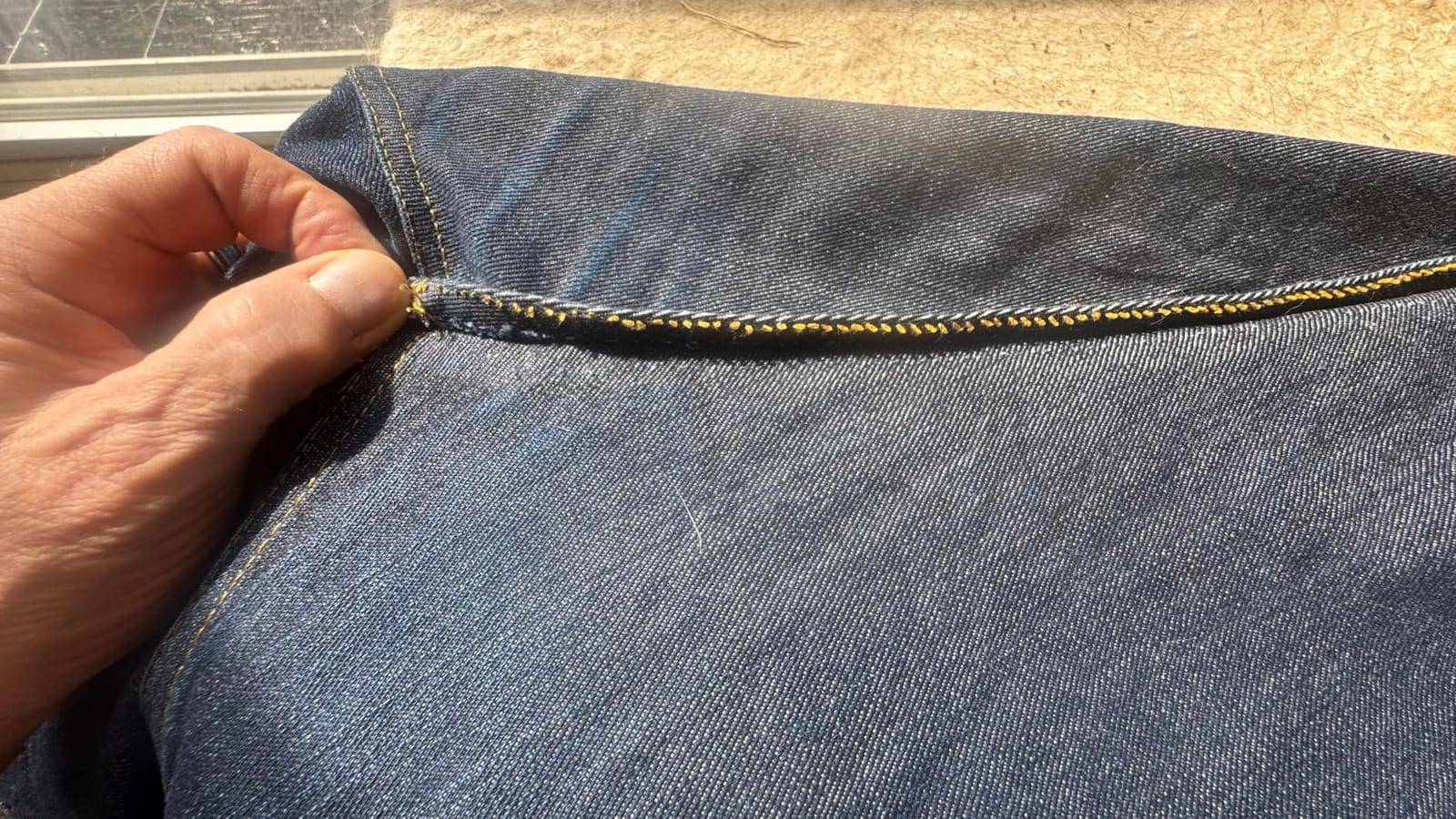 Naked & Famous Denim Men's Weird Guy In Left Hand Twill Selvedge customer photo 2