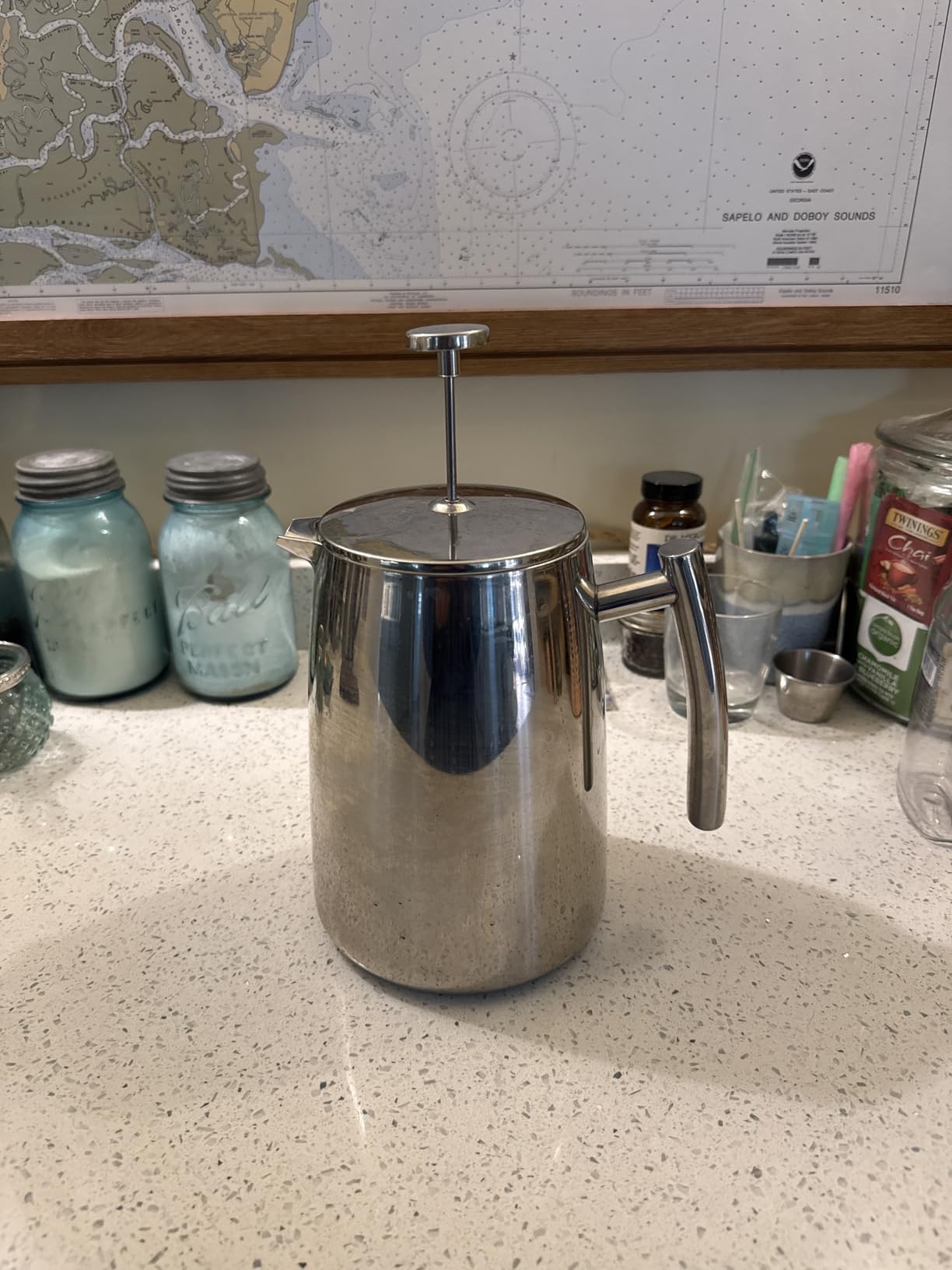 Secura French Press Coffee Maker, 50-Ounce, 304 Stainless Steel Insulated Coffee Press with Extra Screen customer photo 1