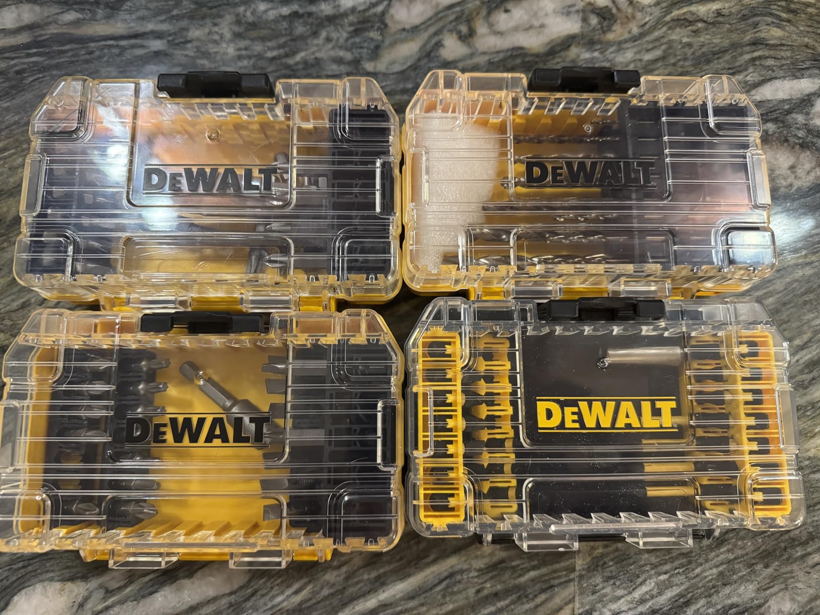 DEWALT Screwdriver Bit Set, 100 Pc Impact Driver Bit Set with Drill Bits, Magnetic Holder and Nut Drivers, FlexTorq Impact Ready, ToughCase Included (DWA2FTS100) customer photo 2