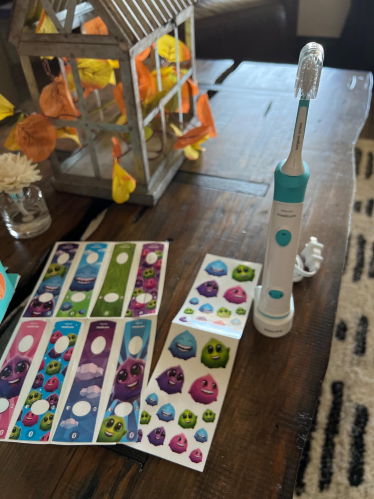Philips Sonicare for Kids 3+ Bluetooth Connected Rechargeable Electric Power Toothbrush, Interactive for Better Brushing, Turquoise, HX6321/02 customer photo 1