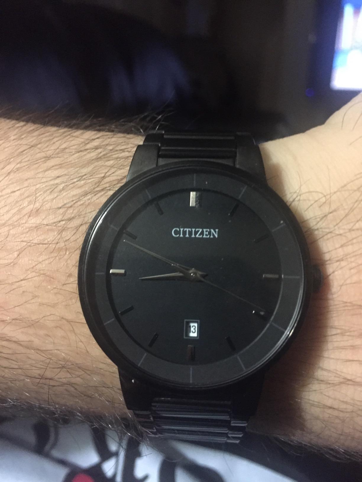Citizen Quartz Mens Watch, Stainless Steel, Classic customer photo 2