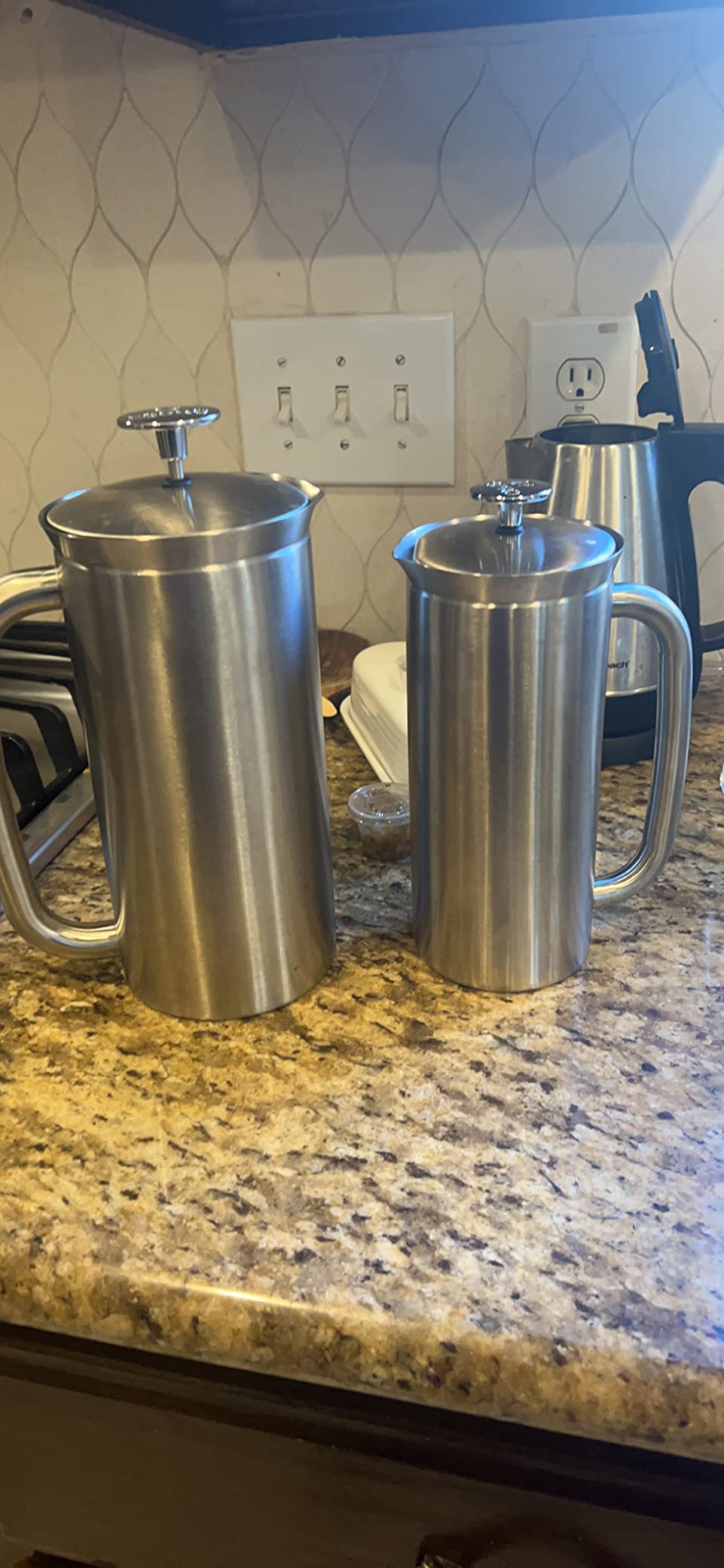ESPRO P7 French Press, 32oz, Polished, Stainless Steel Coffee Maker customer photo 2