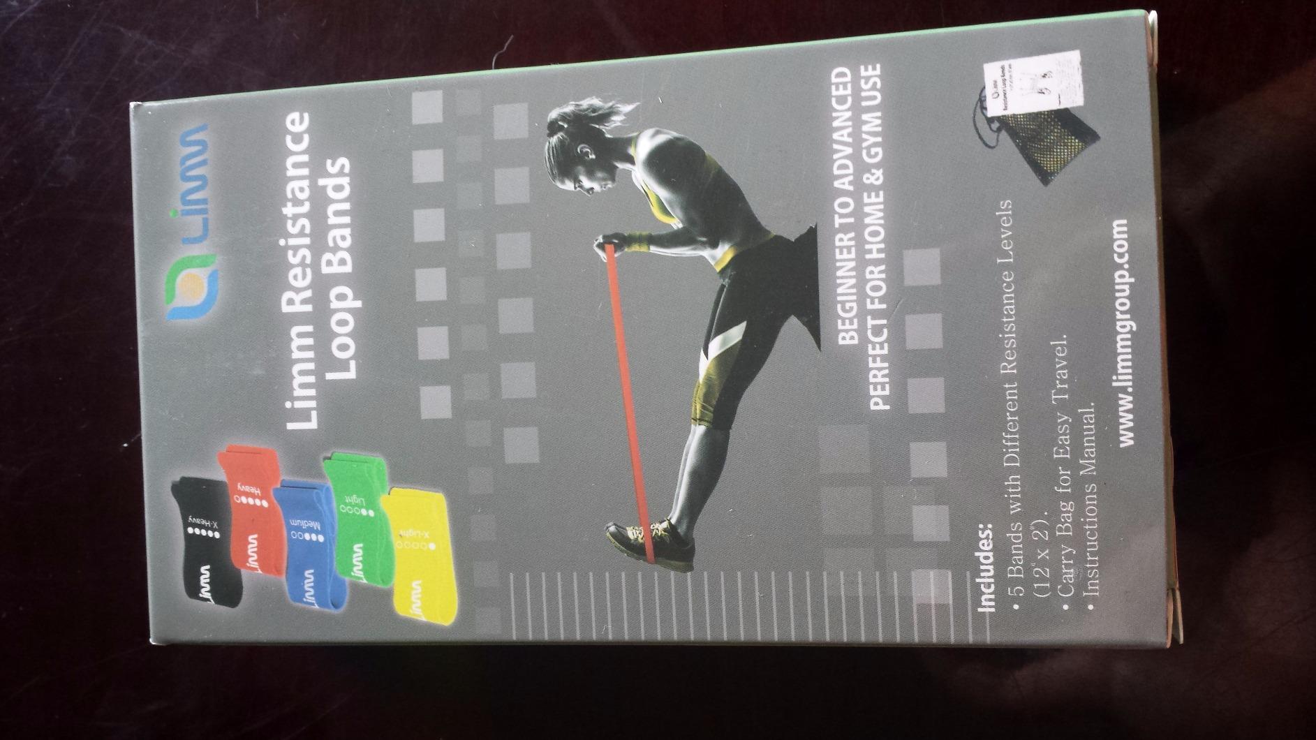 Fittest Pro by Limm Resistance Bands for Legs and Butt, Fabric Exercise Loop Bands Yoga, Pilates, Rehab, Fitness and Home Workout, Strength Bands for Booty customer photo 1