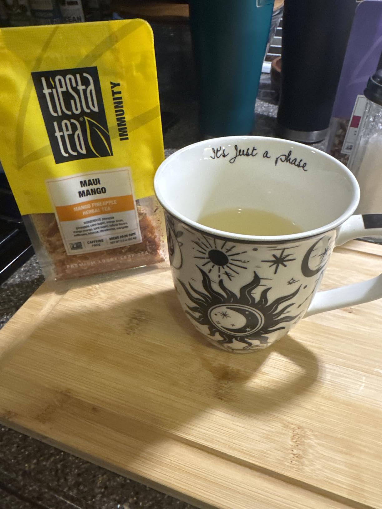 Karma Gifts 16 oz Black and White Boho Mug Dog - Cute Coffee and Tea Mug - Ceramic Coffee Mugs for Women and Men customer photo 1