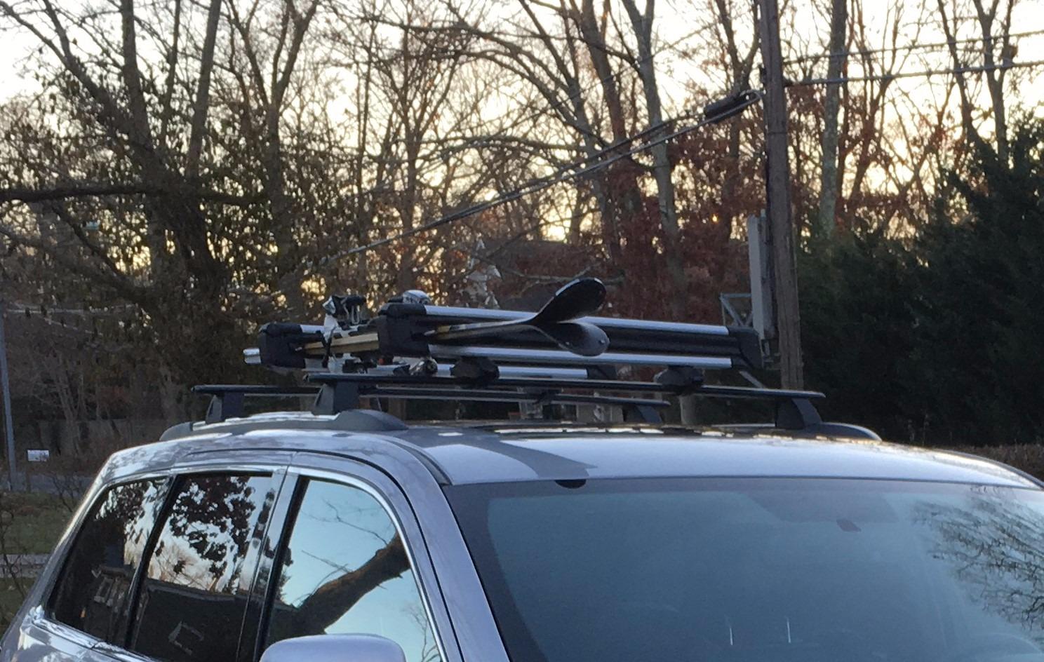 Thule SnowPack Ski/Snowboard Rack, Large (6 Pr/4 Boards), Silver customer photo 1