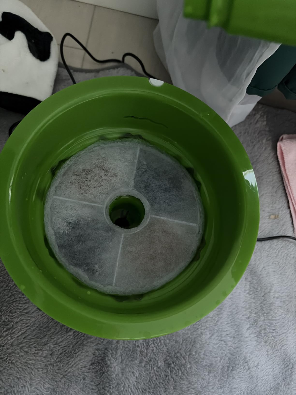 Catit Flower Fountain with Triple Action Filter, 3 L, Green customer photo 1
