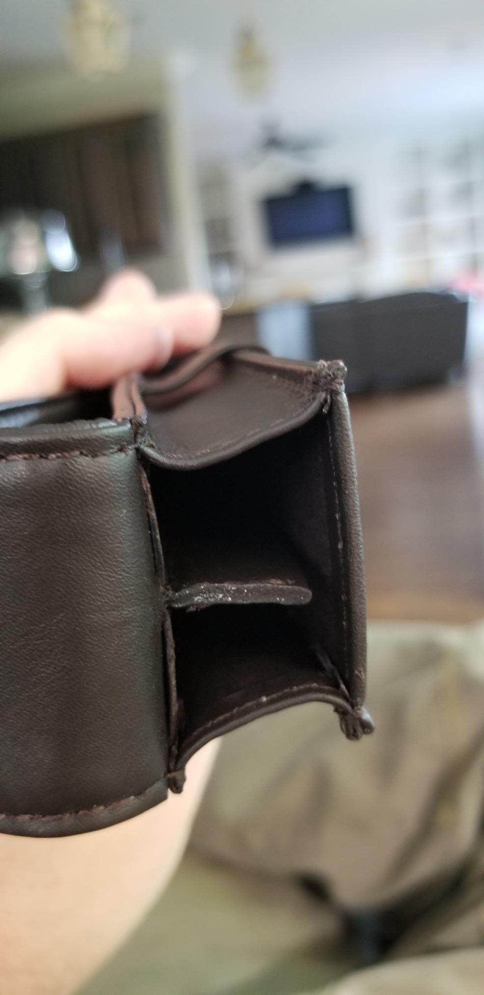 DiLoro Leather Double Pen Case Pencil Pouch Holder for Two Fountain Ballpoint Rollerball Pens and Pencils (Black) customer photo 2