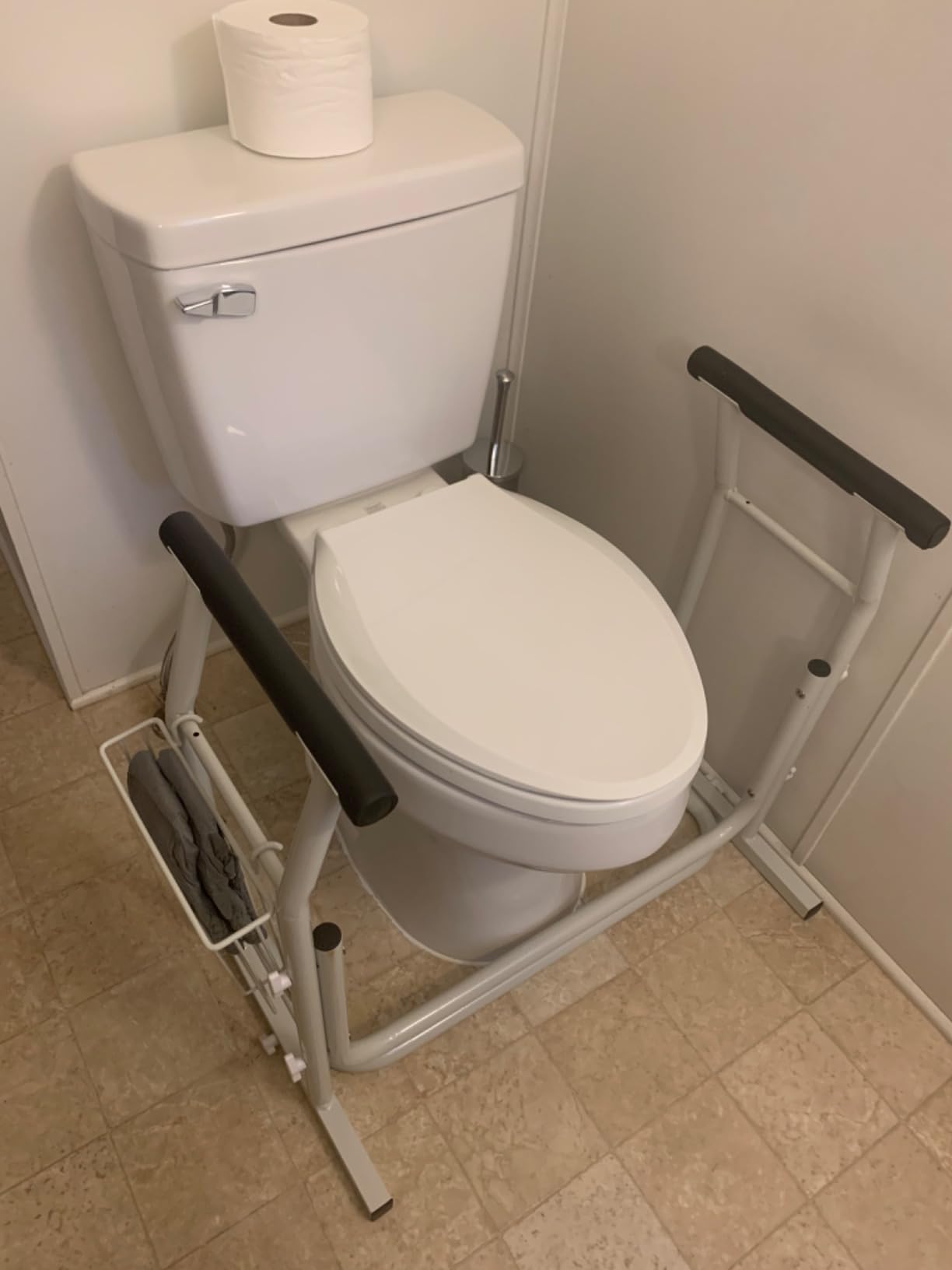 Vive Toilet Safety Rail with Arms - 300LBS Support Frame with Handles customer photo 1