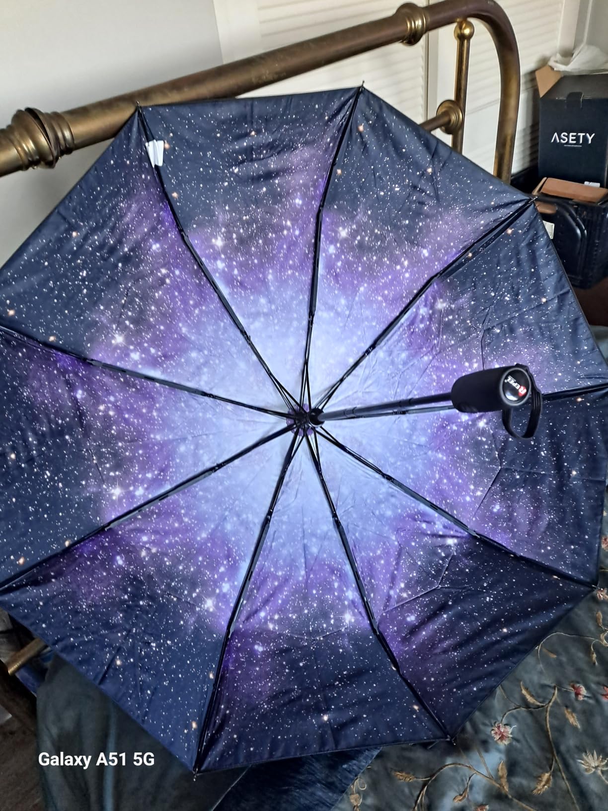 Windproof Travel Umbrella - Compact & Withstands Winds up to 100MPH, Strongest Premium Auto Folding Umbrella for Rain and Sun - Durable, Light & Portable for Women & Men, Fits Backpack & Cars customer photo 2