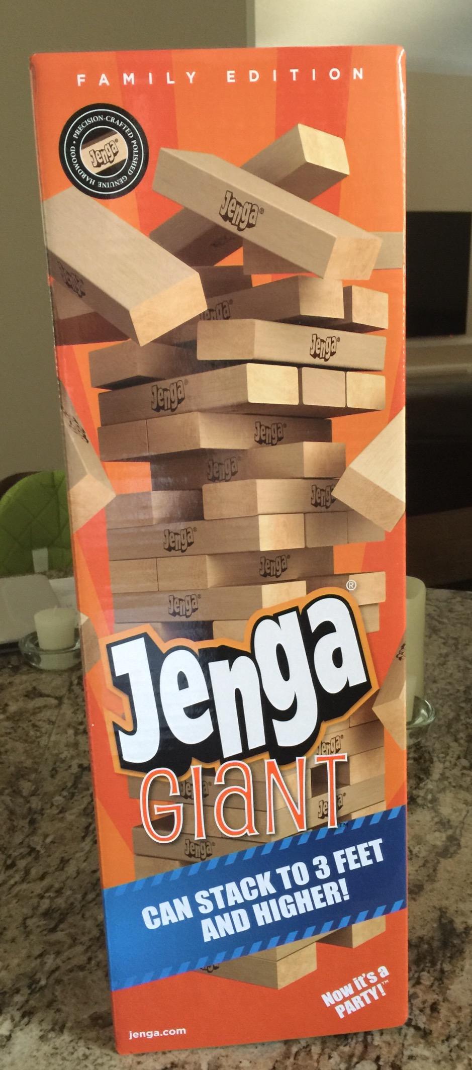 Jenga Giant Family Hardwood Stacking Game (01506-19-noAcc) customer photo 2