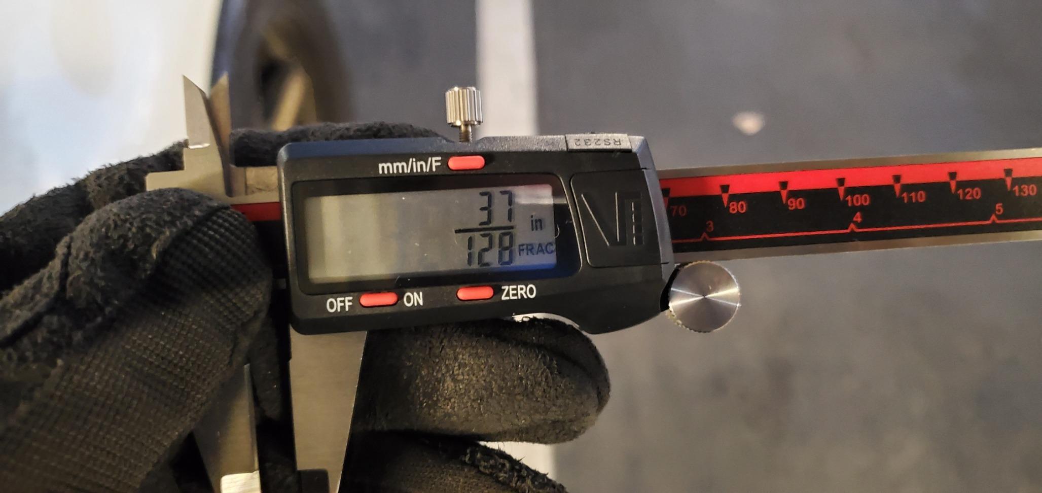 VINCA IP54 Grade Digital Caliper, DCLA-0605 6 Inch/150mm, Inch/Millimeter/Fraction Conversion, Stainless Steel, Large LCD Screen customer photo 2