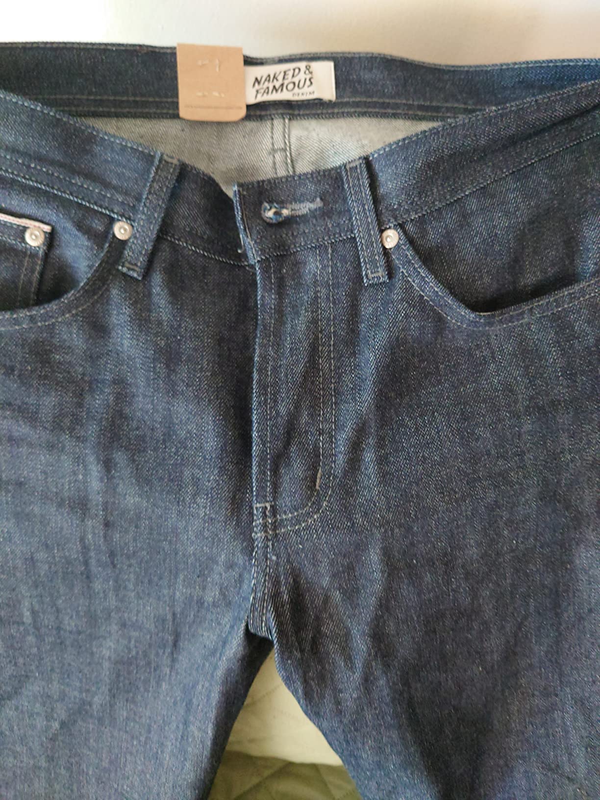 Naked & Famous Denim Men's Easy Guy Laid Back Fit Jean In 11-Oz Stretch Selvedge customer photo 2