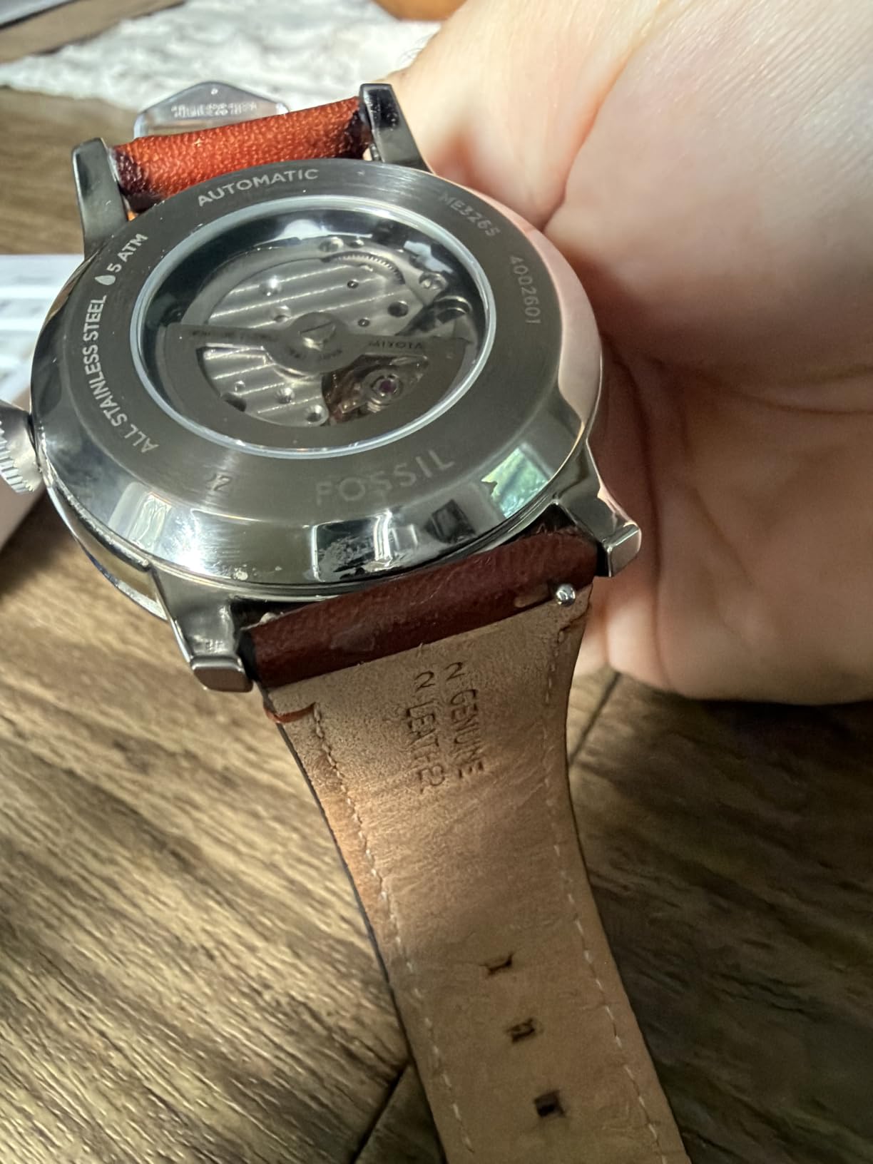 Fossil Men's Watch, Townsman Automatic Stainless Steel Watch for Men customer photo 1