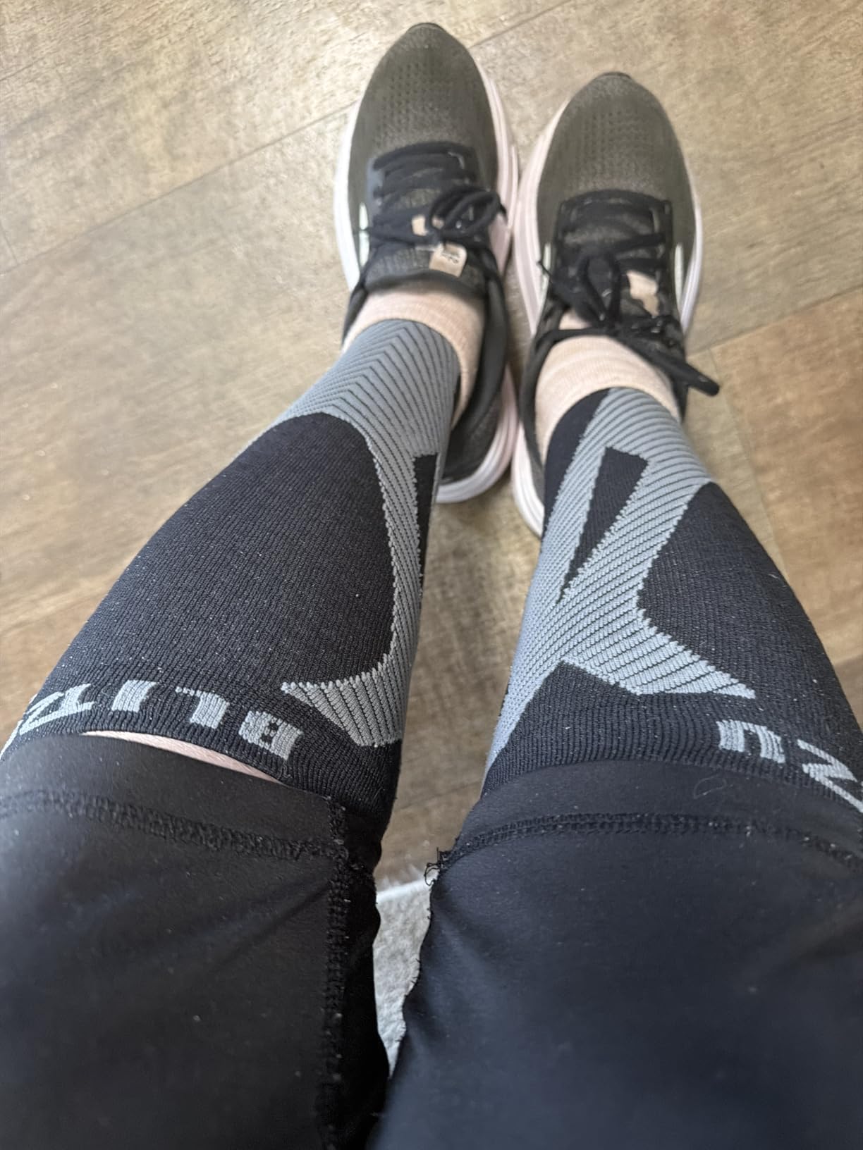 BLITZU Calf Compression Sleeves, Footless Compression Socks for Men & Women customer photo 2